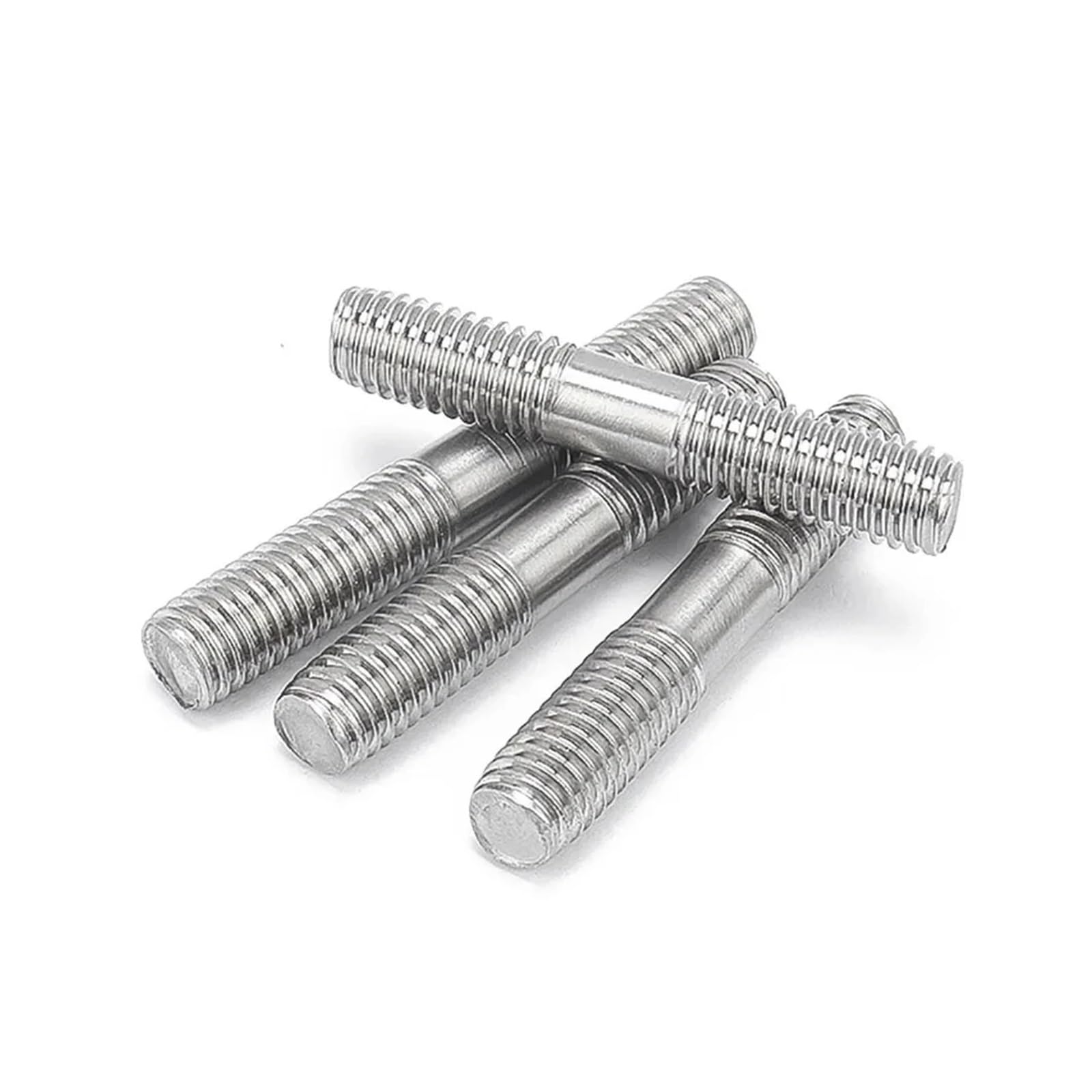 Dwustronny gwintowany trzpień, M6 M8 M10 M12 M16 A4 316 stal nierdzewna pręt śruba szpilkowa z podwójnym łbem(140mm,M8 2PCS)