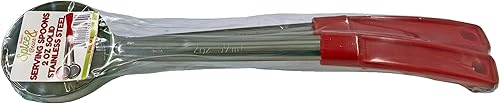 Miniatura 3 de Cuchara de servir de acero inoxidable para control de porciones, paquete de 2 (2 onzas, sólida)