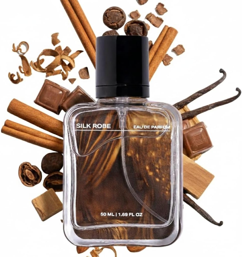 Silk Robe Eau de Parfum, 50 ML, Cognac, Cinnamon, Vanilla, Sandalwood, Candied Almond