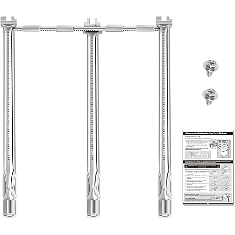 Uniflasy 69787 Burner Tube Set for Weber Spirit and Spirit II Grills