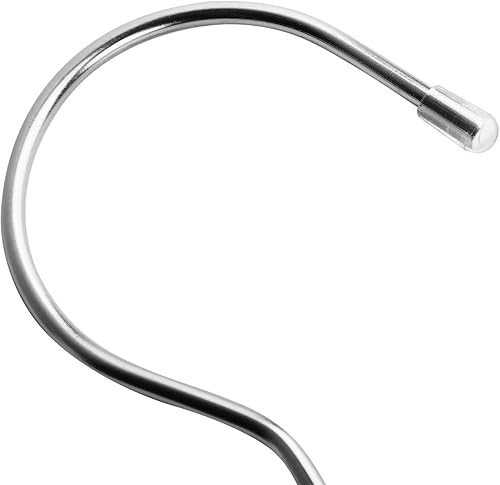 Miniatura 3 de Paquete de 50 perchas de alambre de 16.6 pulgadas para ropa, alambre de acero inoxidable resistente, colgador de ropa de metal de 0.126 in de grosor