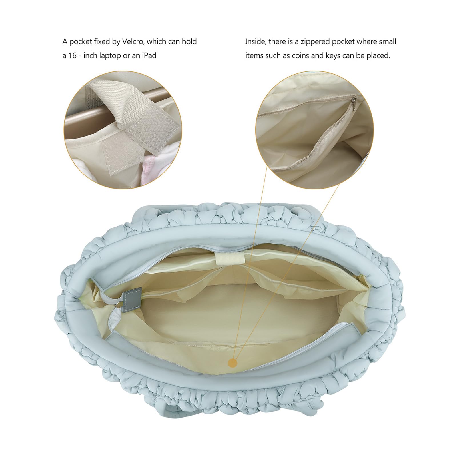 Sacchetto per pannolini in nylon impermeabile Caratteristiche Grande Capacità E Elegante Per Madre Viaggio Borsa per Pannolini Ergonomica