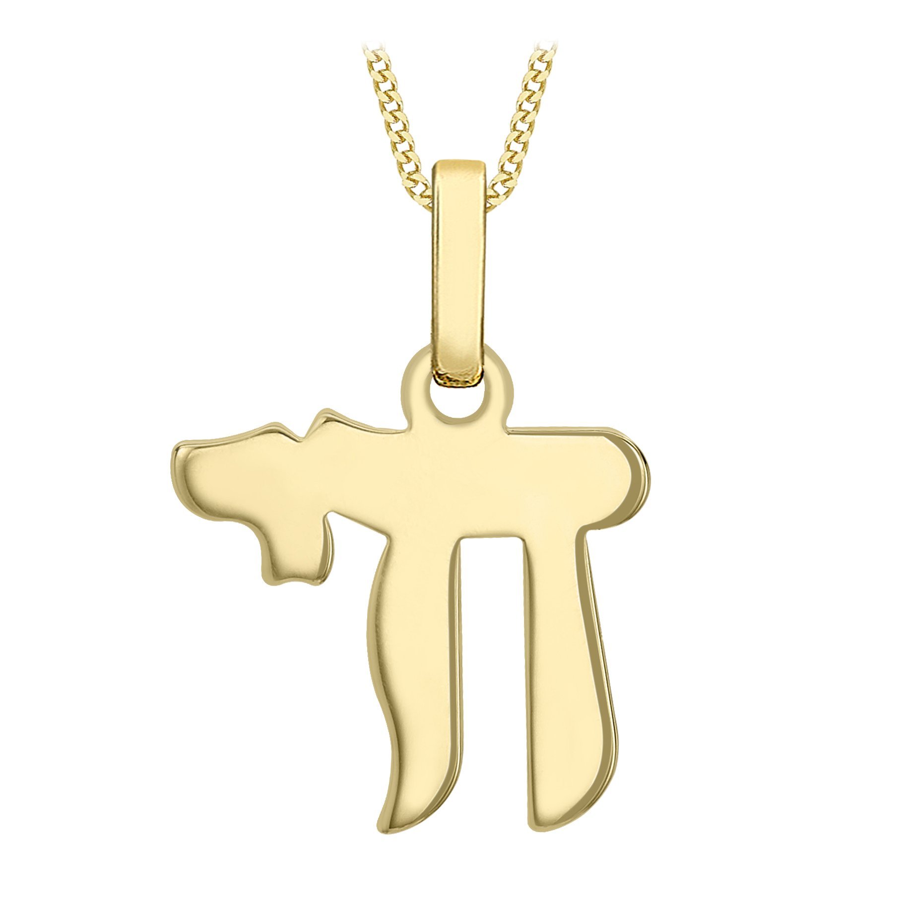 CARISSIMACollar con colgante, oro amarillo de 9K, 45.72 cm