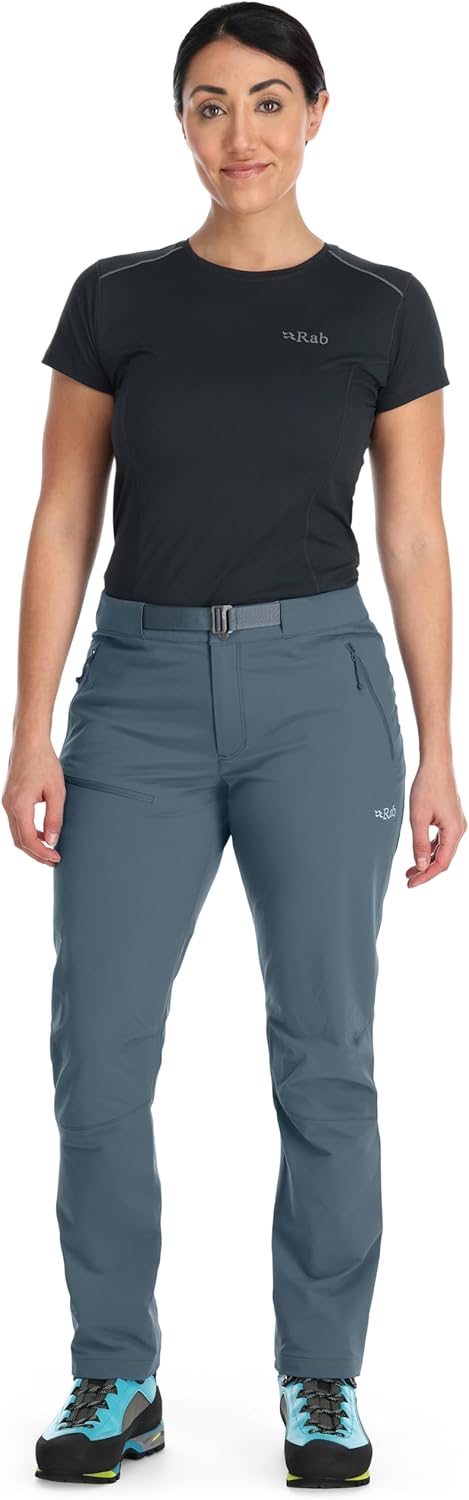 Rab Women's Incline AS Hiking Pants, Wind-Resistant Stretch for Trekking & Mountain