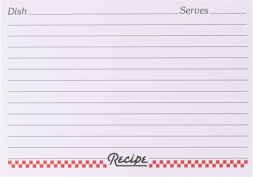 Miniatura 2 de Weatherbee - Tarjetas de recetas de 3 x 5 pulgadas, juego de 24