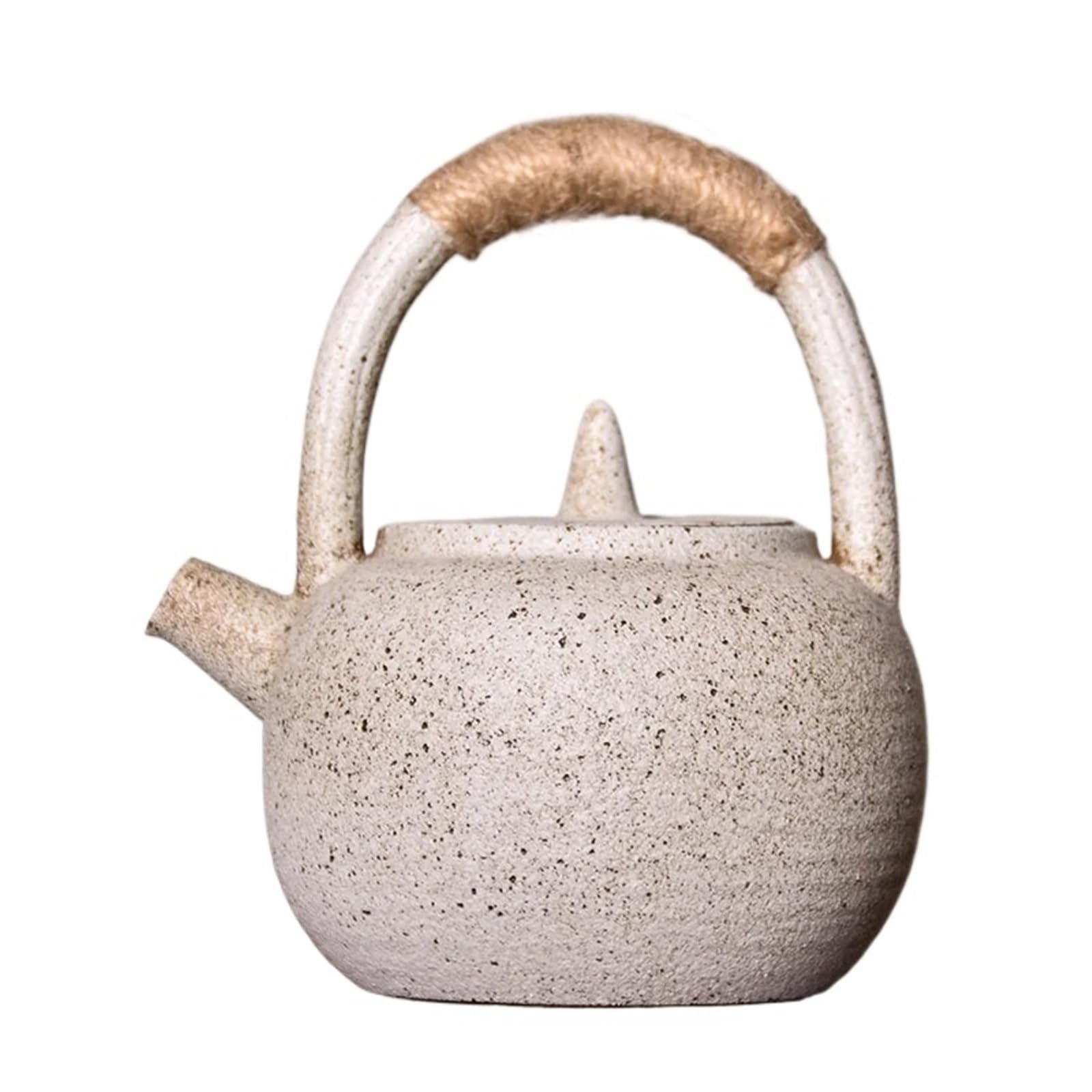 Théière céramique vintage blanche pour vos moments de détente à la maison
