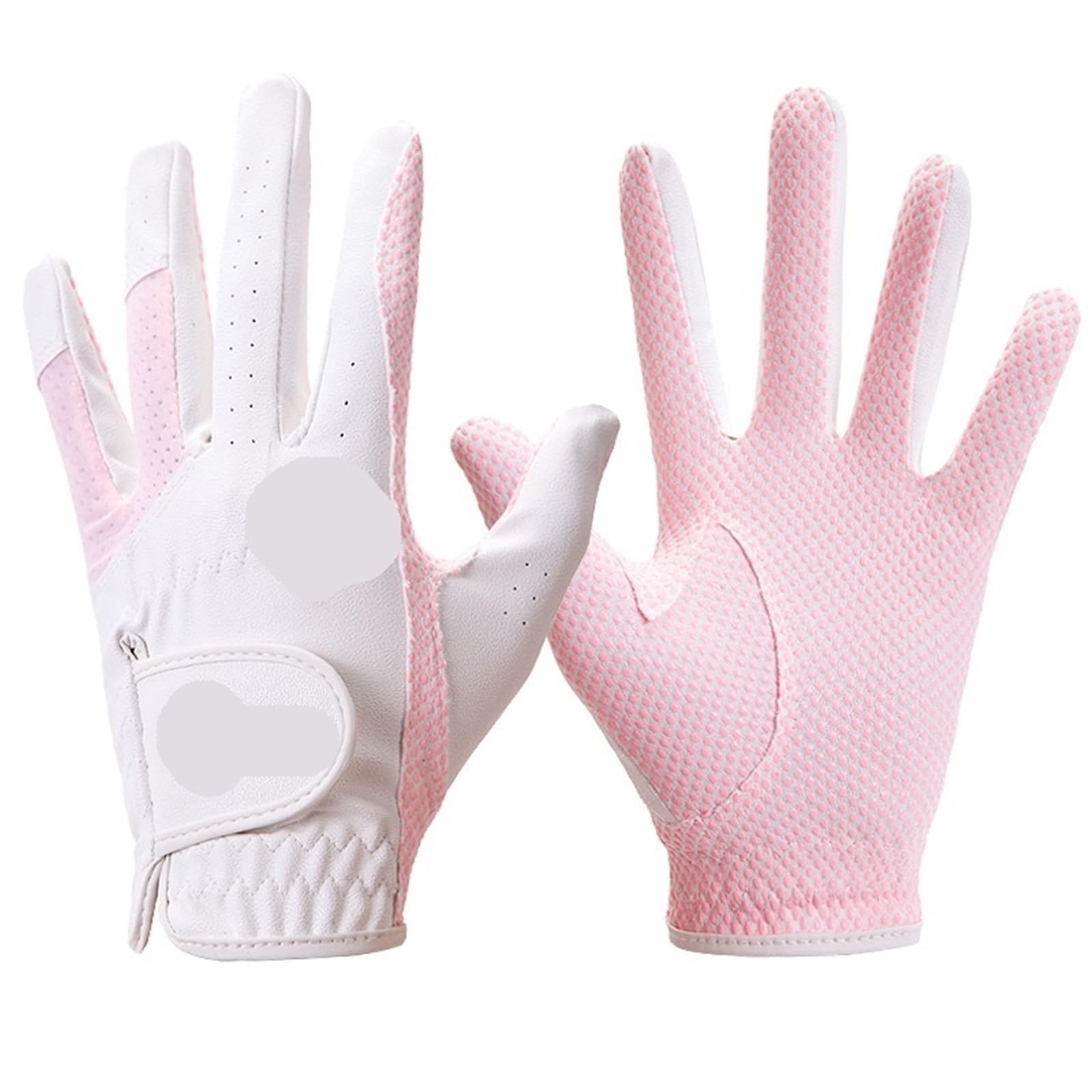 Guanti da Equitazione Guanti da Equitazione da Donna Guanti Antiscivolo Traspiranti Guanti da Equitazione for Ciclismo da Guida Femminile per L'Equitazione(Pink,M)