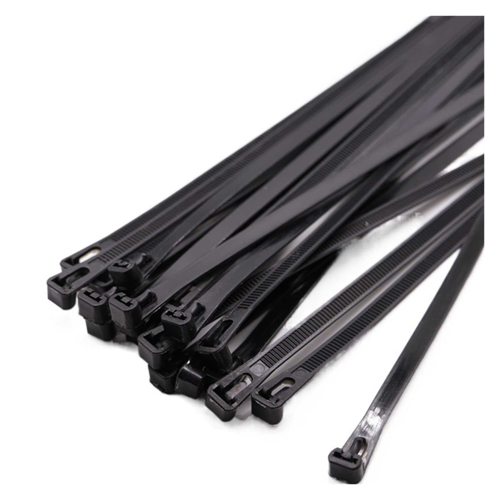 Lösbarer Kabelbinder Wiederverwendbarer Kunststoff-Nylon-Kabelbinder Compatible With Entriegeln(100pcs 8x150mm,18)