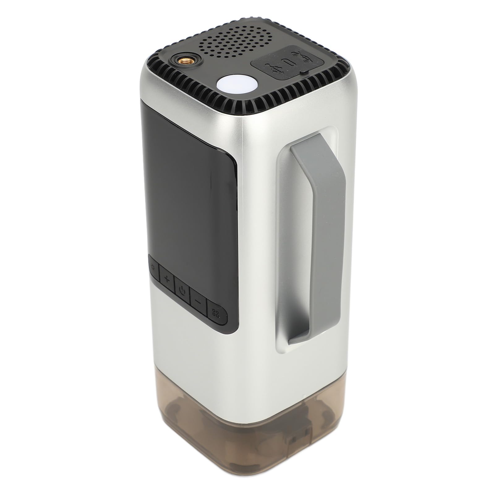 Arrancador Auxiliar Portátil 2500A con Compresor de Aire Paquete de Batería de Arranque Auxiliar 150PSI 8000mAh 7.5L Gas 5L Vacío Luz LED para Arranque de Emergencia del Automóvil