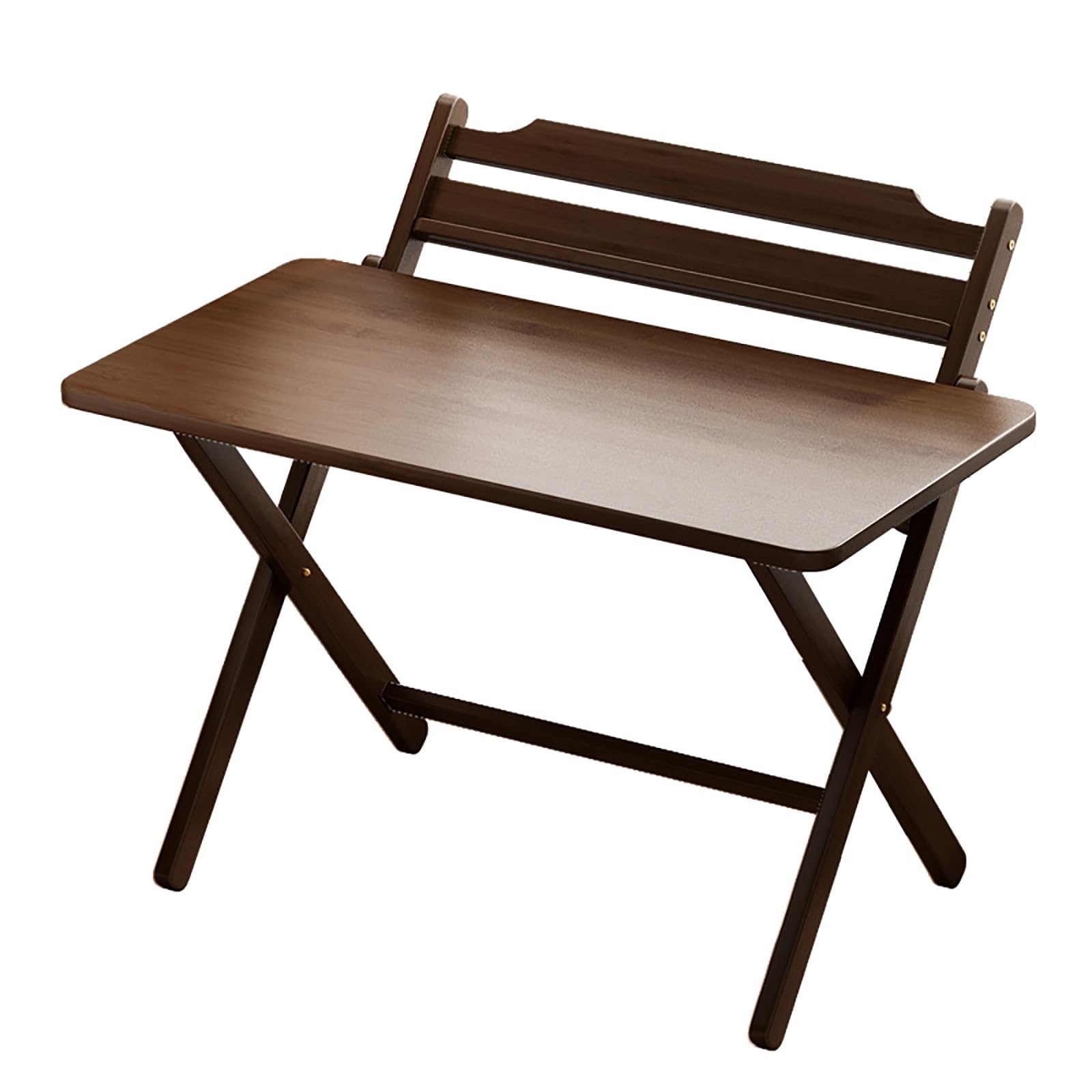 Składane biurko z przegródką na tablet, jednoosobowy stół do jadalni, komputer, biuro, gabinet do małych przestrzeni, do pisania, do domu, biura, sypialni, gabinetu (80 cm)