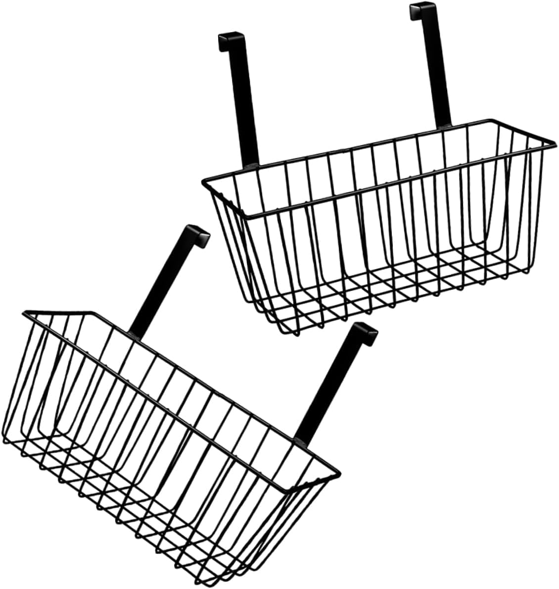 Levemolo 2 Piece Iron Storage Hanging Basket for Bathroom and Kitchen Use