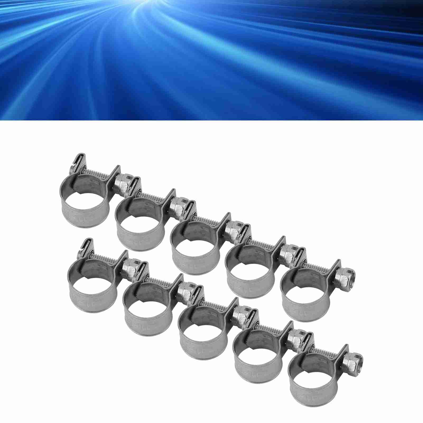 Rustproof 304 Stainless Steel Hose Clamps 10pcs, Convenient Installation - Image 3