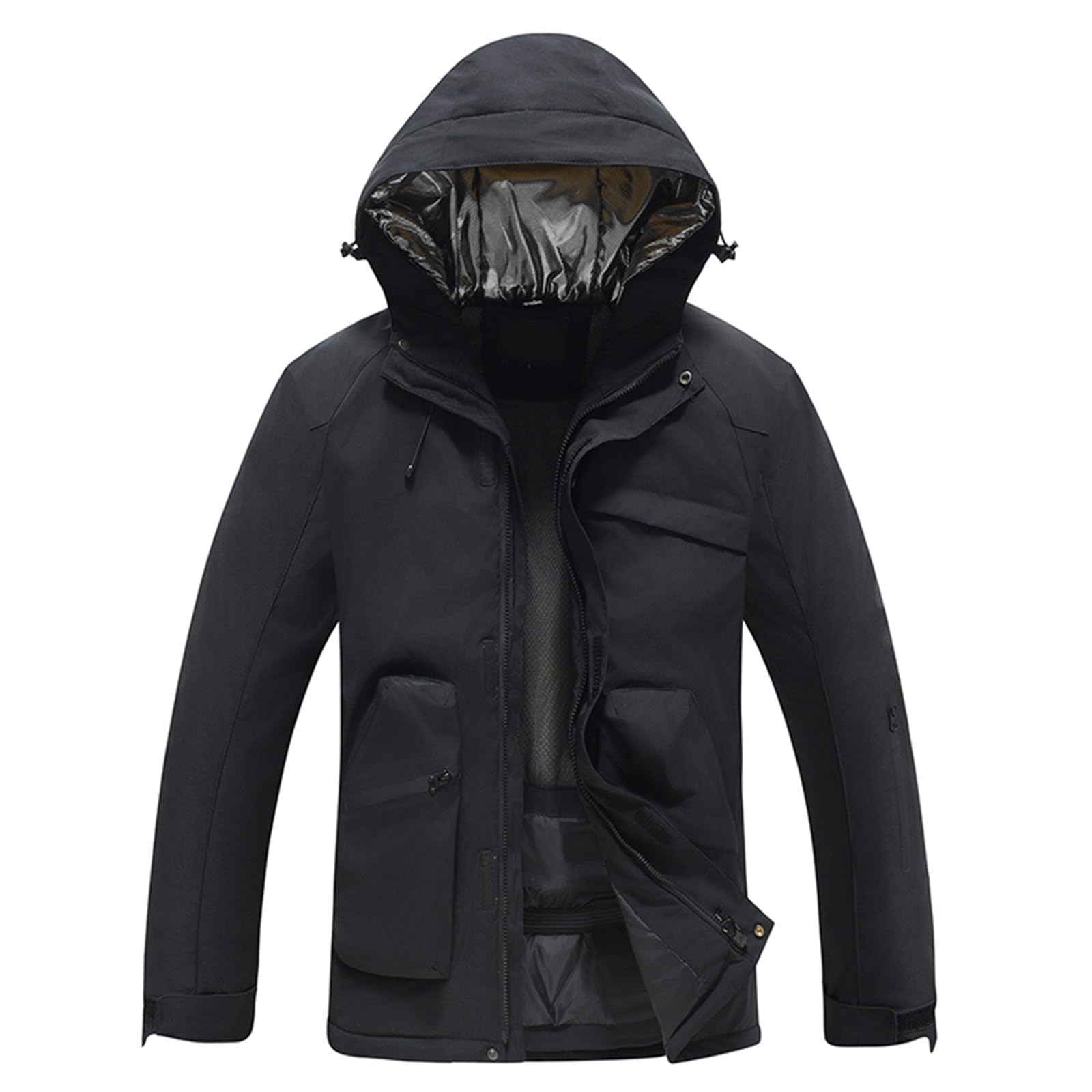 Generico Giacca Snowboard Uomo Antivento Giaccone Calda Giubbotto Uomo Invernale Pesante Giacche Da Lavoro Giacca Sci Termica Cappotto Trekking Tecnica Parka Winter Jacket Men