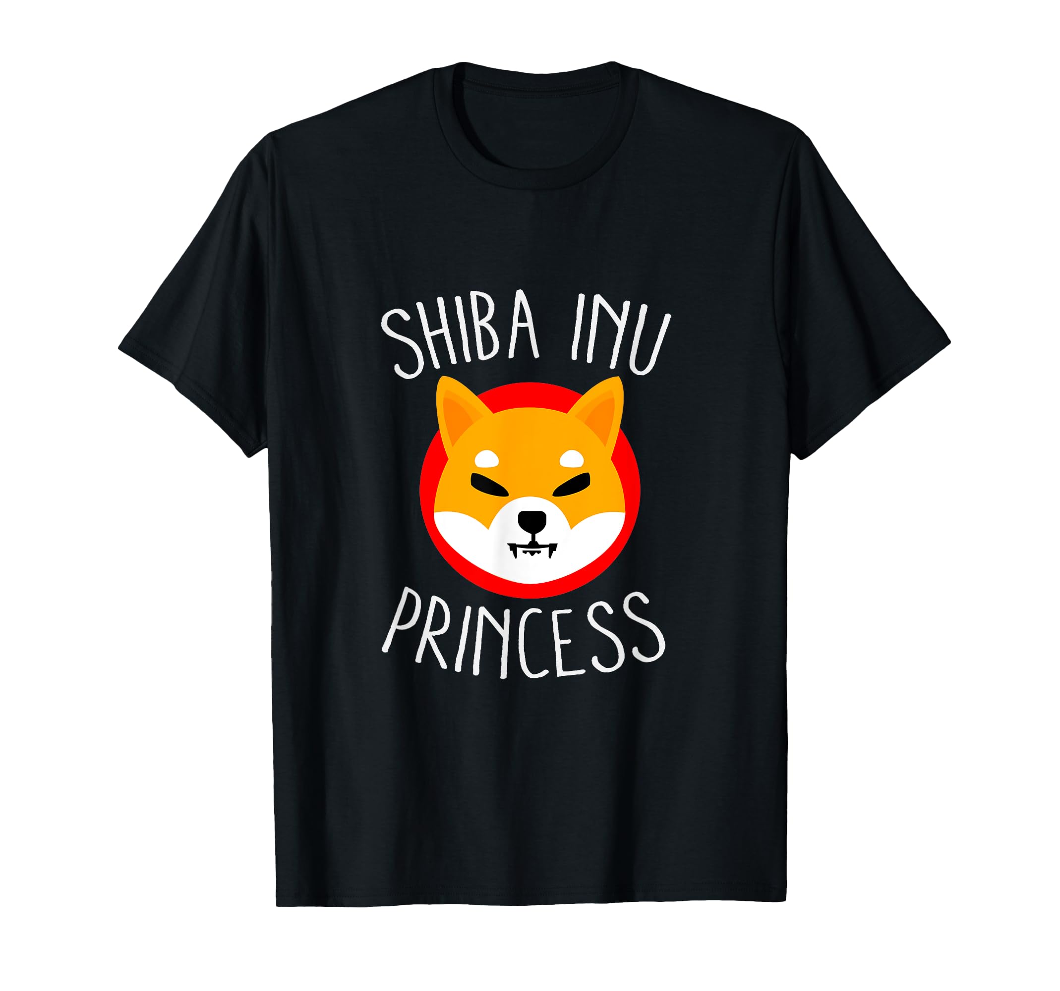 Shiba Inu Princess Funny Shib Coin Cryptocurrency Blockchain T-Shirt