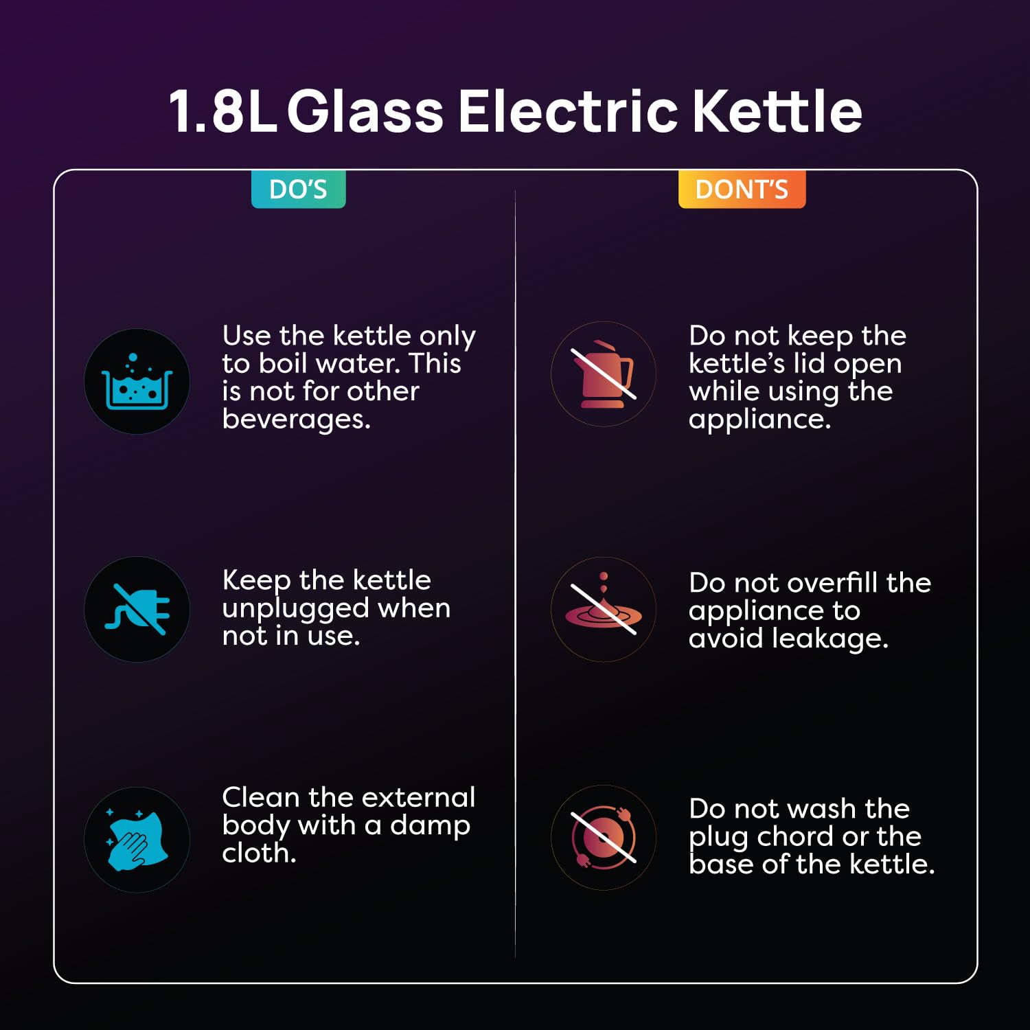 Wipro Elato Electric Kettle - 1.8L Keep Warm -7