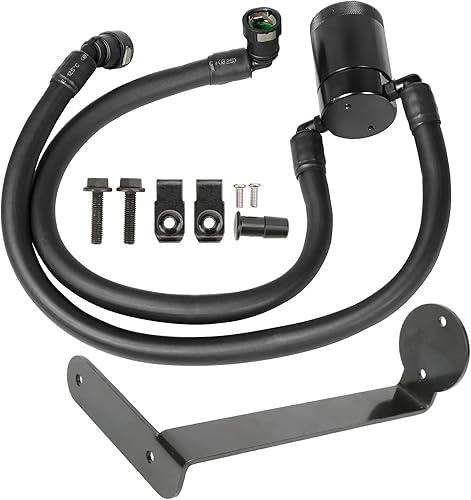 HRepair Bote de captura de aceite para lado del pasajero color negro se adapta a Ford 2011-2020 F-150 50L 27L 35L Ecoboost 2017-2021 Raptor