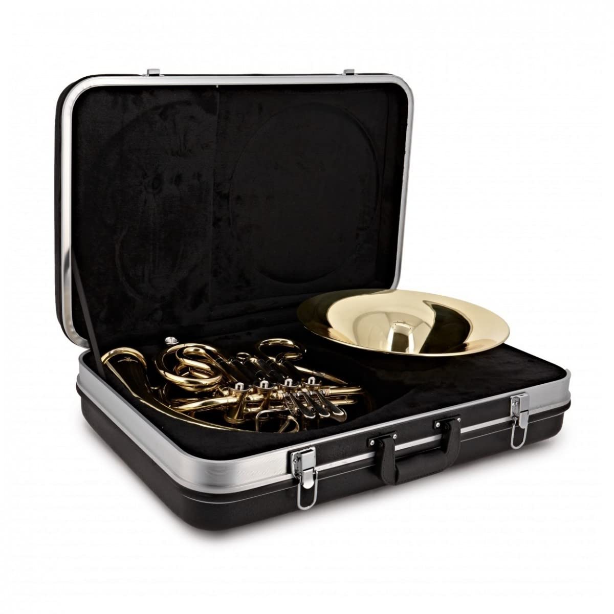Trompa con boquilla y estuche de Gear4music Clave de Fa/Sib