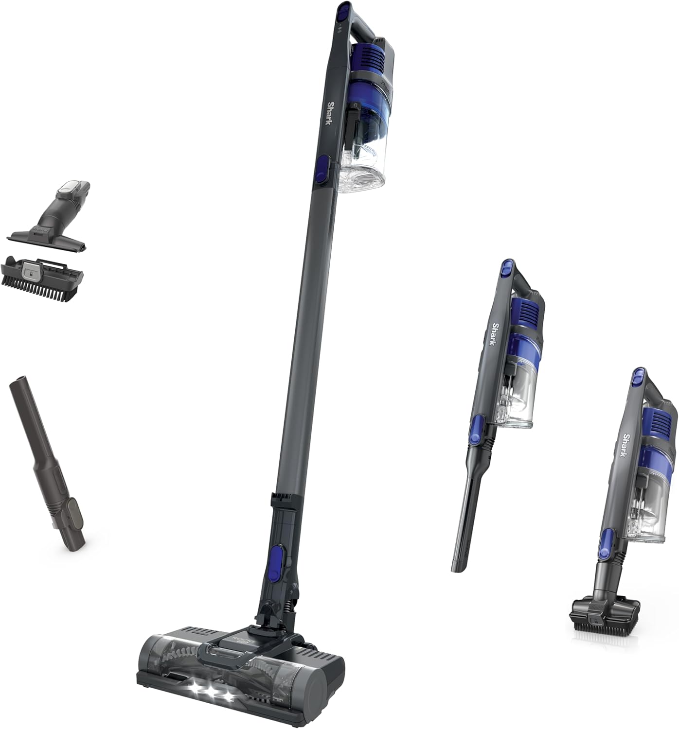 Pet Cordless Vacuum Cleaner | LED Headlights | Removable Handheld Vacuum for Pet Hair | Crevice Tool