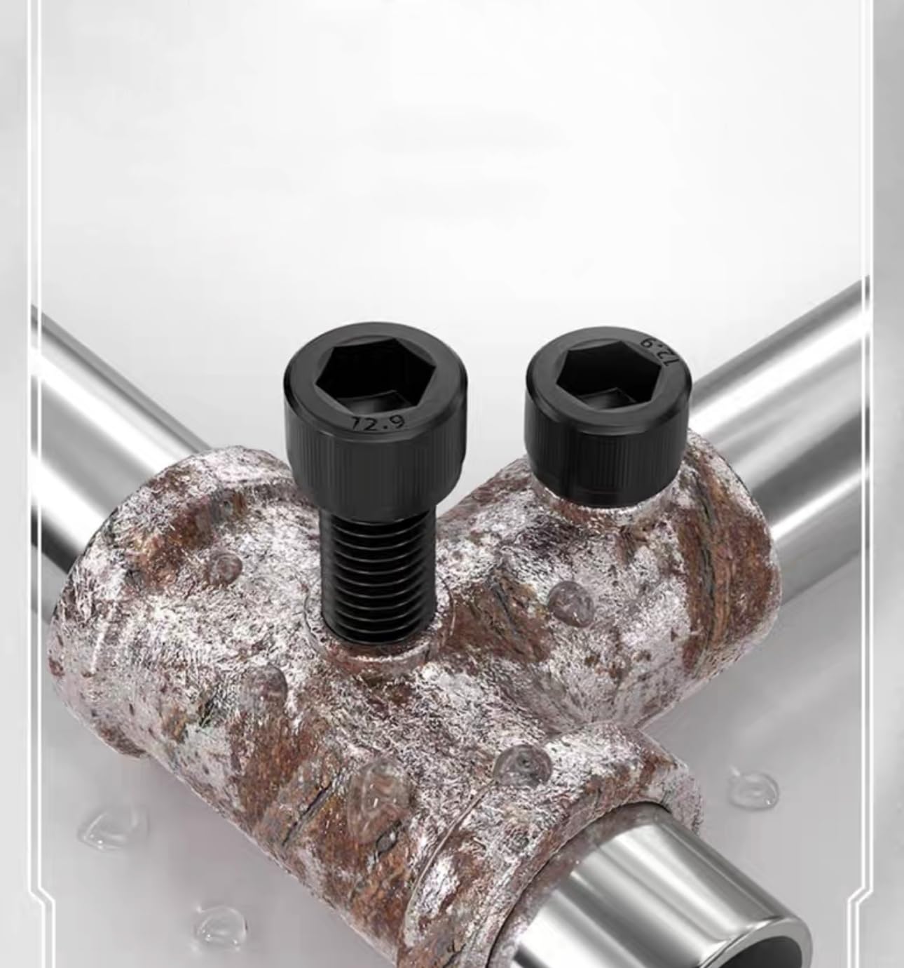 Connector Screws,Socket Cap Bolts Screws 10pz M14 x 30 mm Viti a testa cilindrica con esagono incassato nere Bulloni, lega di acciaio di grado 12.9 Allen Viti metriche a filettatura completa destra, p