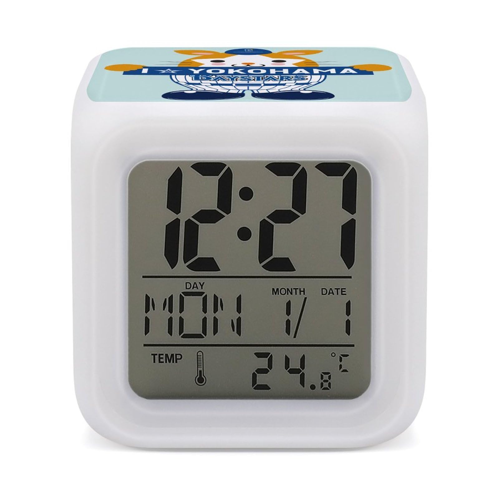 Amazon.co.jp: 横浜DeNAベイスターズ時計 目覚まし時計 置き時計