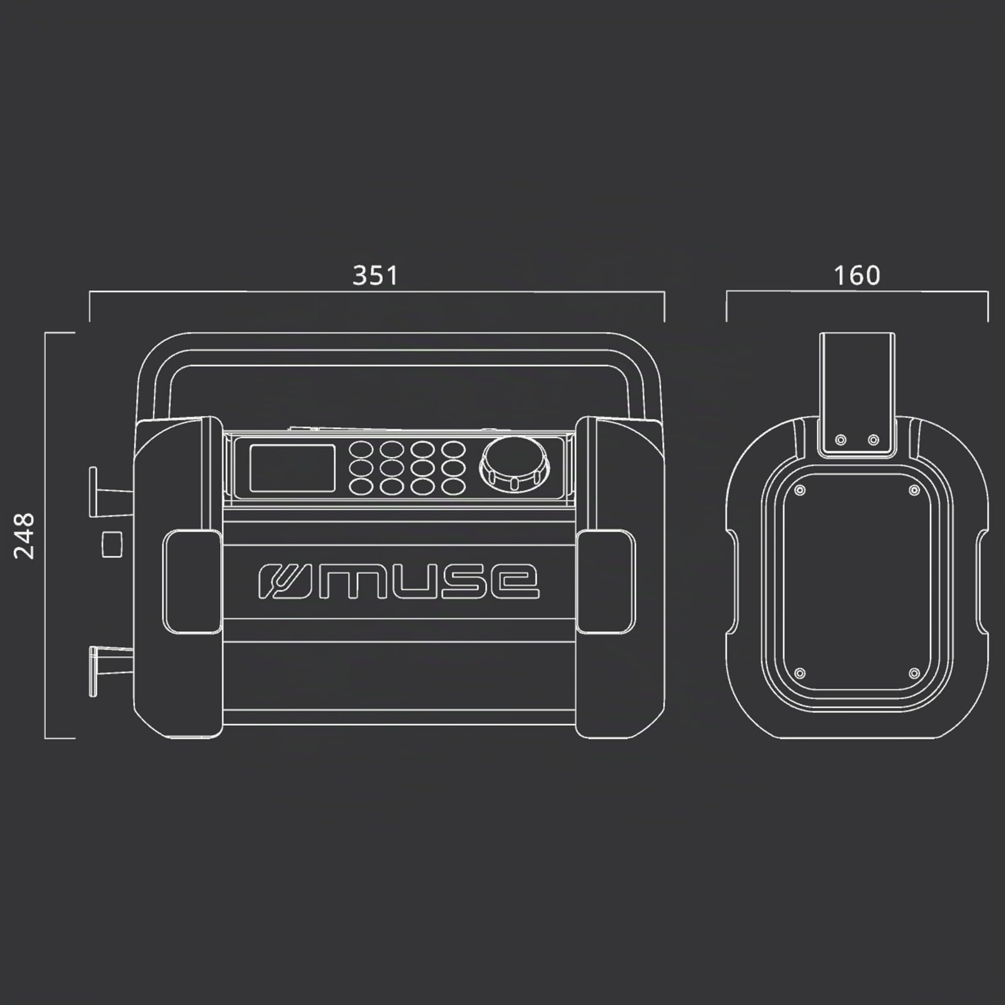MUSE Radio M-928BTY