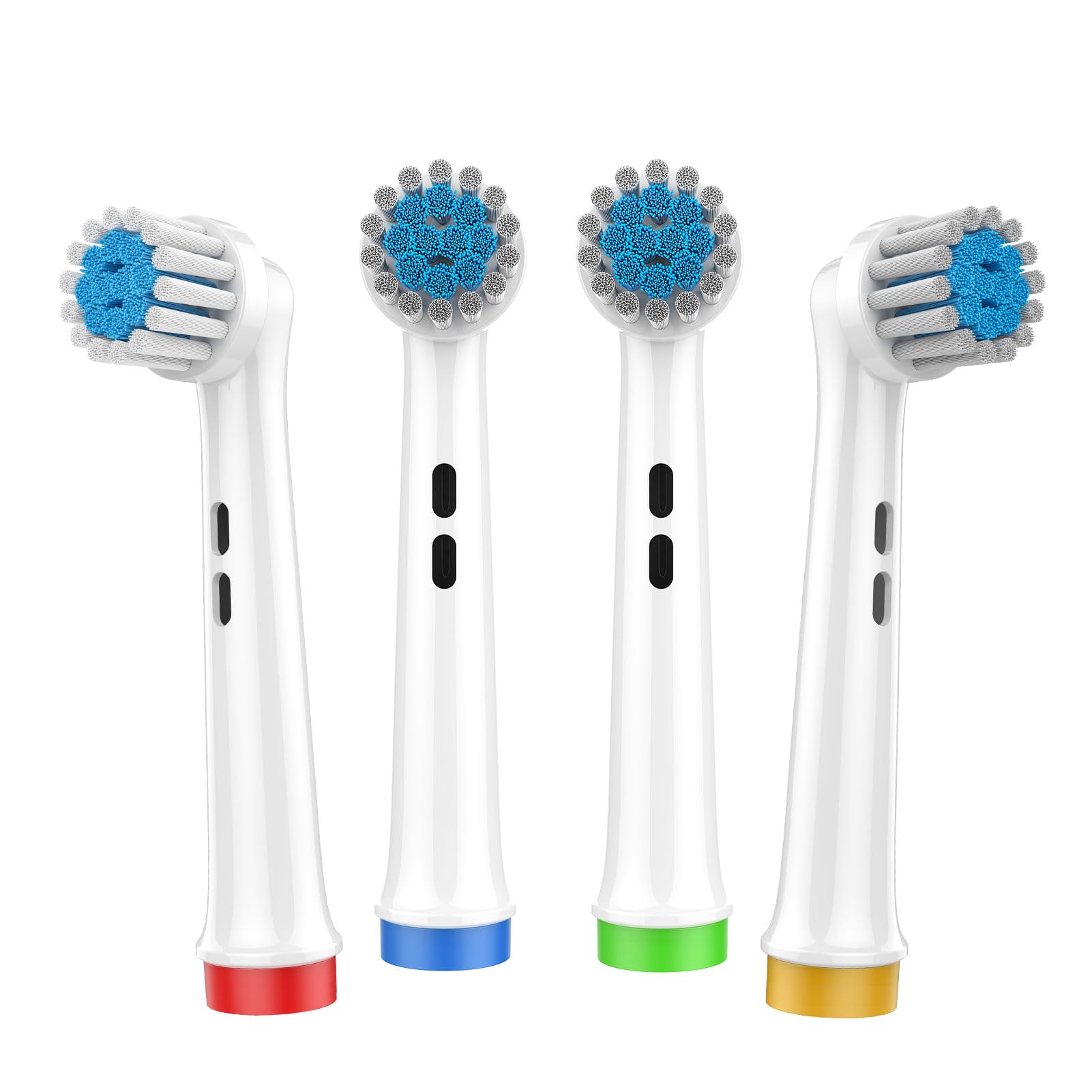 𝐒𝐞𝐧𝐬𝐢𝐭𝐢𝐯𝐞 𝐂𝐥𝐞𝐚𝐧 Electric Toothbrush Heads for Adults-4 Pcs Sensitive Gum Care Professional Replacement Toothbrush Heads,Compatible with OralB 7000/Pro 1000/9600/ 5000/3000/8000