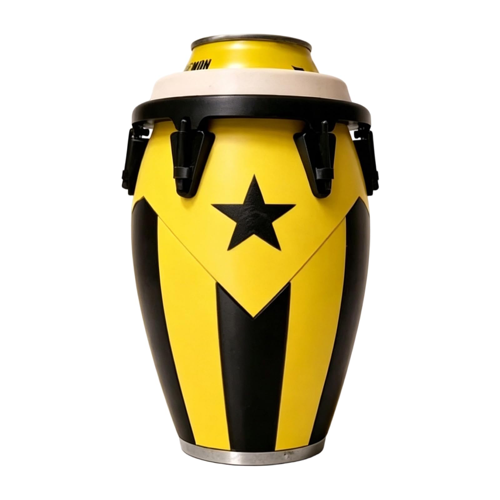 PANGBOER Proof Can Sleeve Slip Proof Grip Holder for Can Modeled After Traditional Latin Drum Instrument Drum Molded Beverage Cover