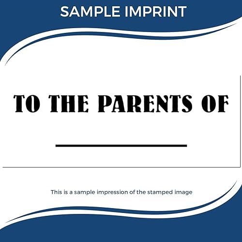 Miniatura 7 de Sello escolar – Tinta negra autoentintada para los padres del sello, ideal para profesores de educación especial, herramienta de comunicación