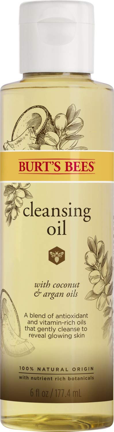 Burt's Bees 100% Natural Facial Cleansing Oil for Normal to Dry Skin, 6 Oz