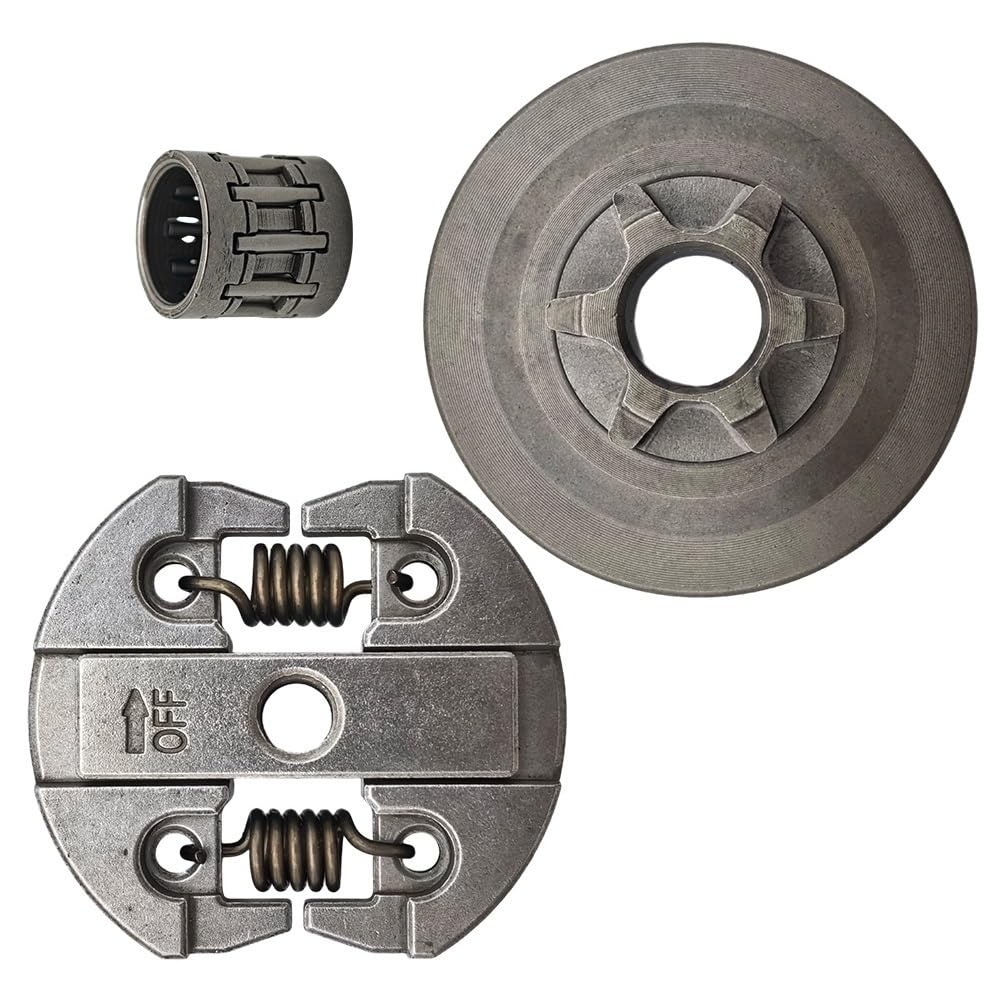 Tambour de pignon 3/8 6T et roulement pour stopper le patinage de tronçonneuse 25CC
