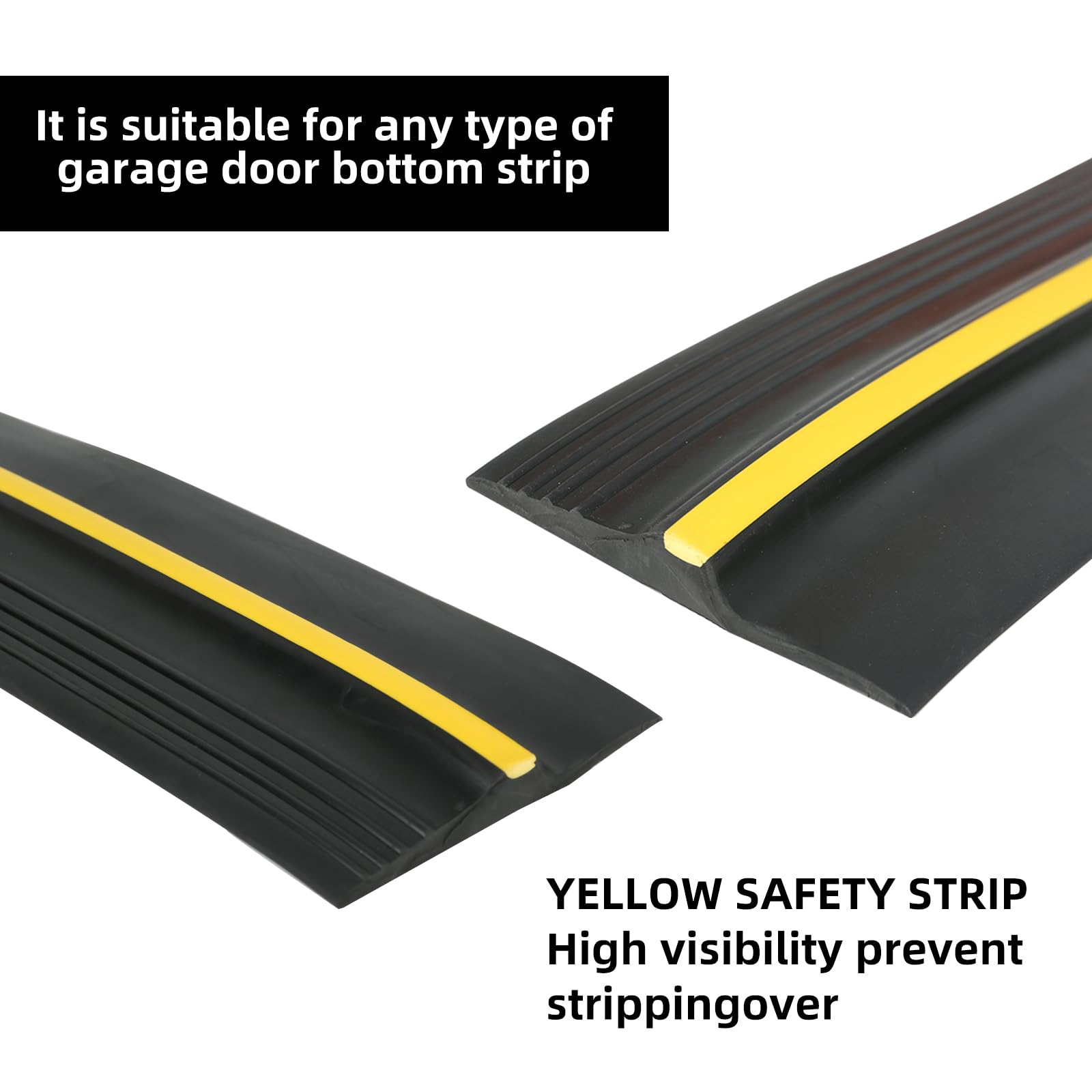 Joint universel pour porte de garage, étanche, coupe-vent et anti-poussière, parfait pour garder le garage propre et sec (3 m)