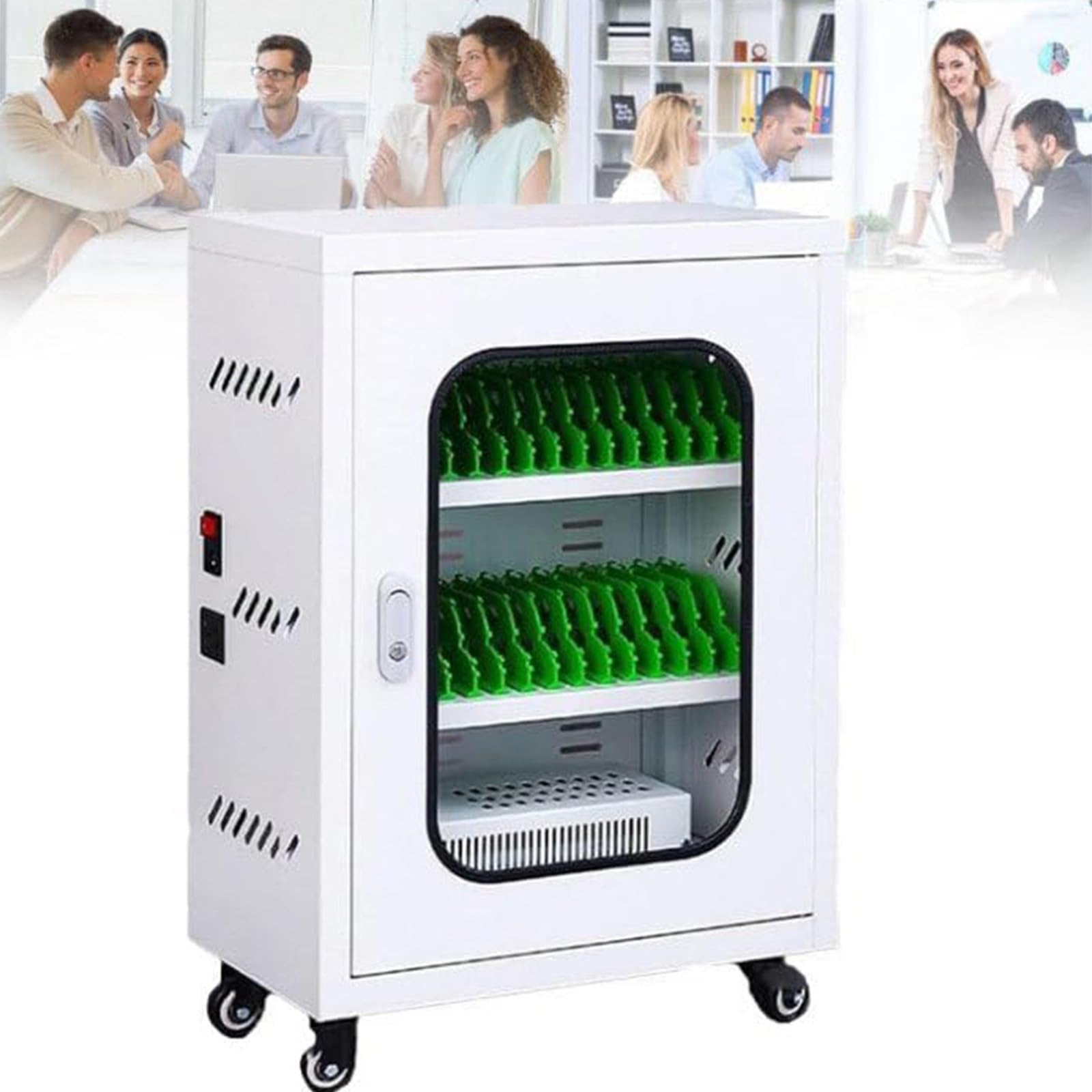GTHTUHFD Secure Cell Phone Charging Locker Station With Usb Ports And Rechargeable Storage Ideal For Mobile Phone Charging And Storage Management,40Slots-20Slots,40slots