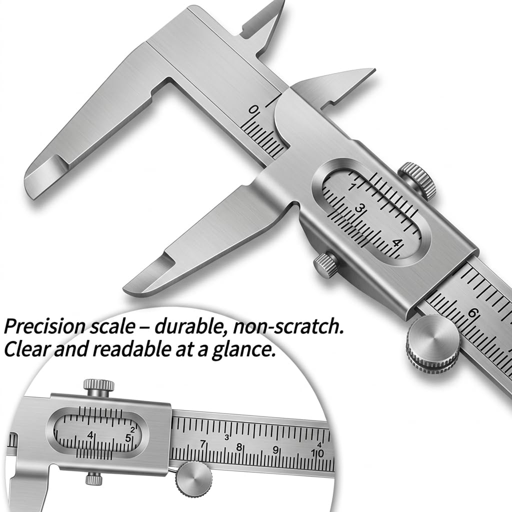 Metal Vernier Calipers - Precision Measurement Tools -9 Metal Vernier Calipers - Precision Measurement Tools -9