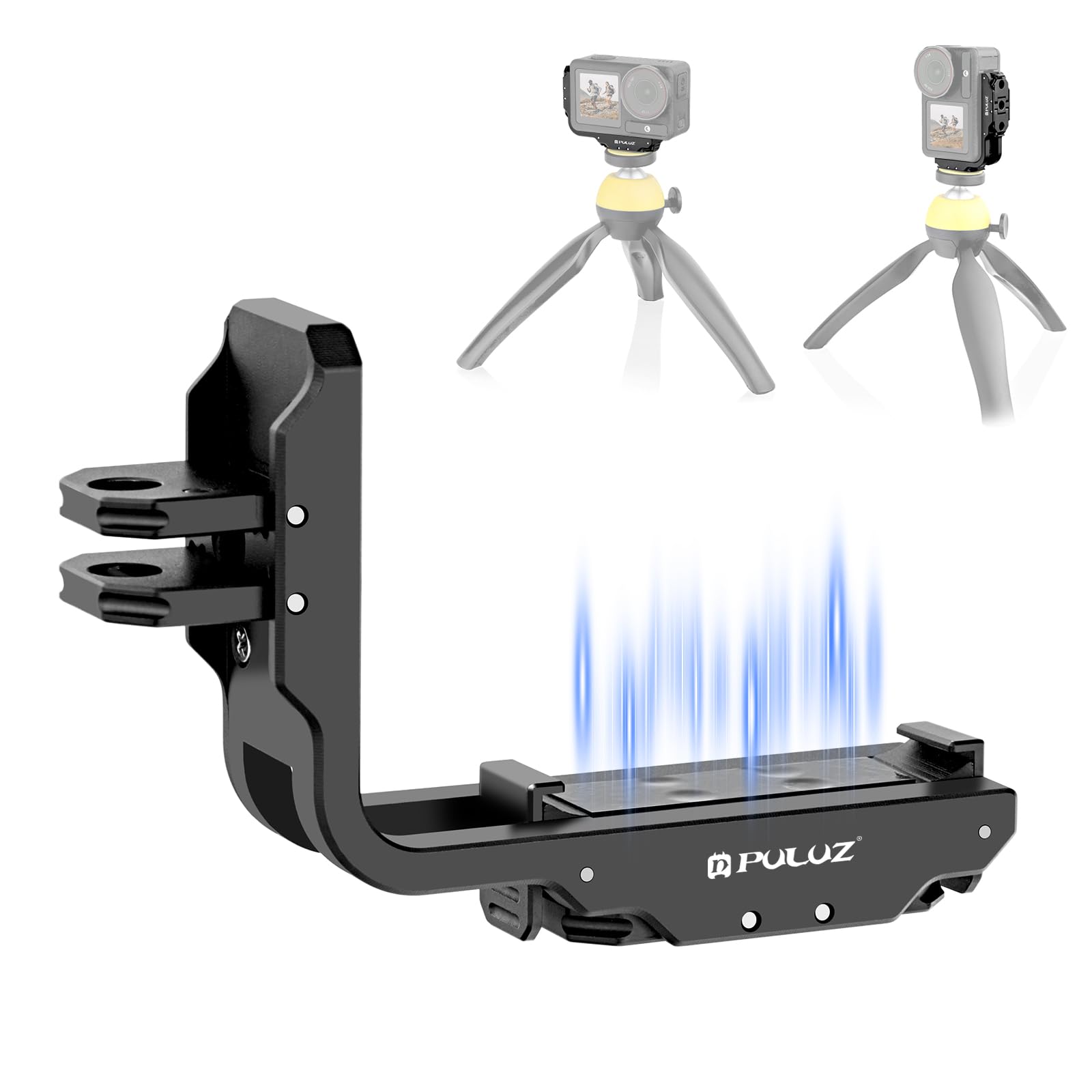 Amazon | PULUZのマグネット式クイックリリースL字型プレートは、DJI
