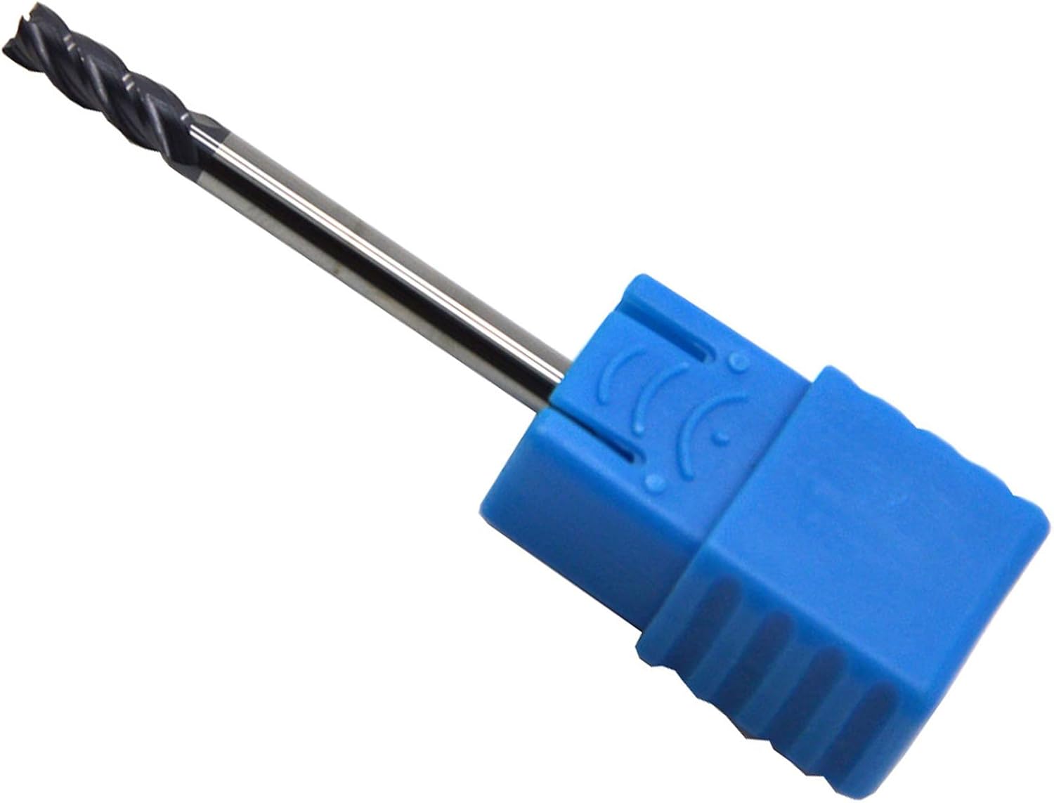 Wokesi 9mm Cutting Diameter,10mmCutting Diameter,75mmOAL,4Flutes,HRC45 TiAlN Coated Solid Carbide Square End Mills Flat Endmills Bits Router CNC Lathe Cutter Drill Tools (9mmDia×10mmShank×75mmL)