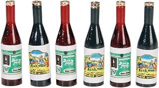 Timeless Miniatures-Wine Bottles 6/Pkg