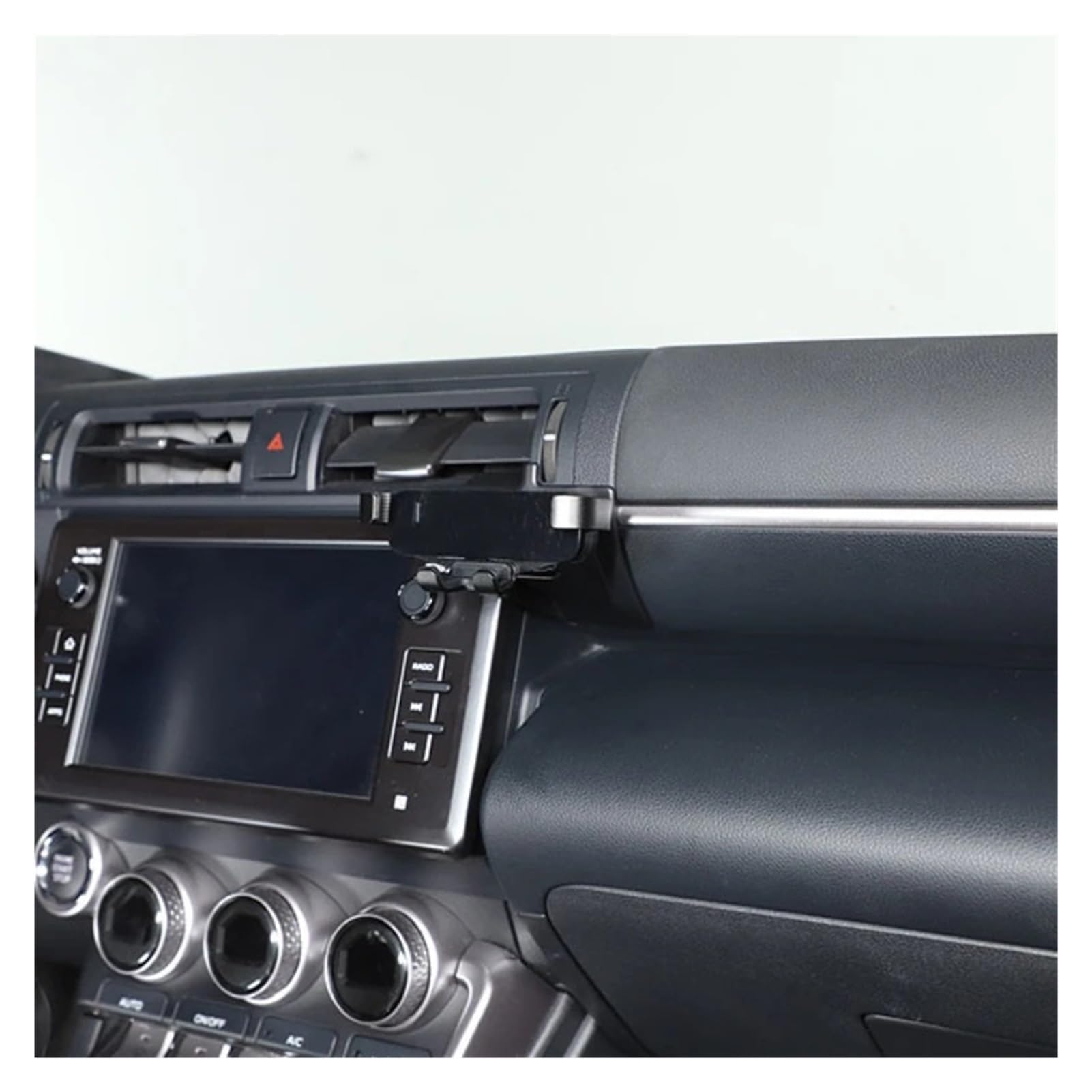 ABS tablero de instrumentos del coche salida de aire soporte lateral for teléfono soporte de navegación GPS coche Compatible con Subaru BRZ Toyota 86 202-2025(Style A)