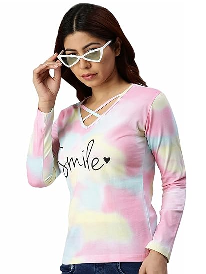 Girls t shirt stylish Clearance