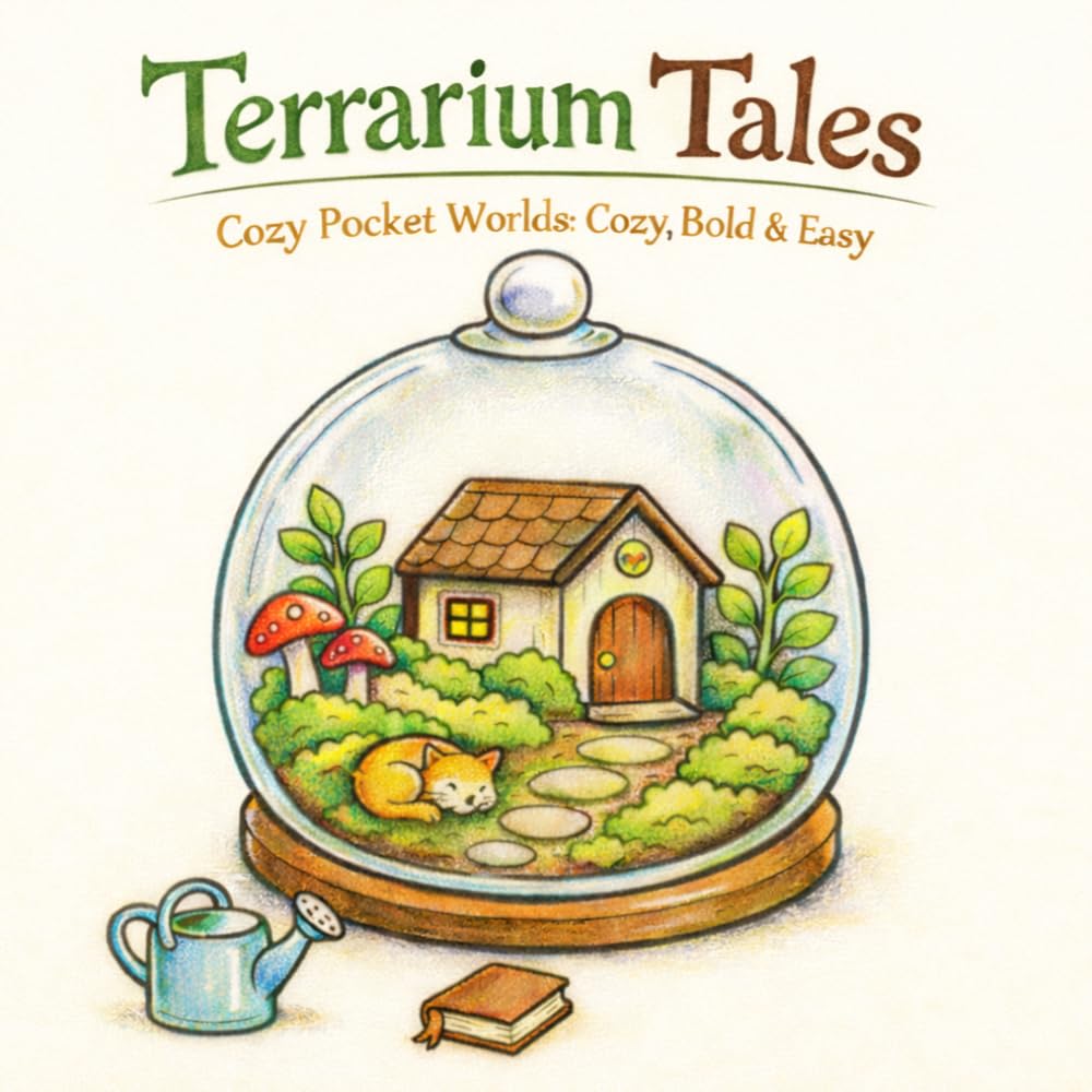 Terrarium Tales: Cozy Pocket Worlds: Cozy, Bold & Easy (Single-Sided) (cozy pocket worlds series)