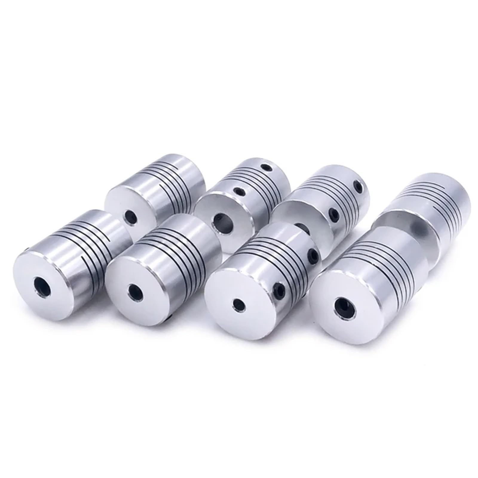 Accouplement d'arbre flexible D19 L25 en aluminium usiné pour encodeur CNC - 5