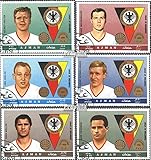  Prophila Collection Ajman 362A-367A (Completa Edizione) 1969 Note Tedesco Calciatore (Francobolli per i Collezionisti) Calcio