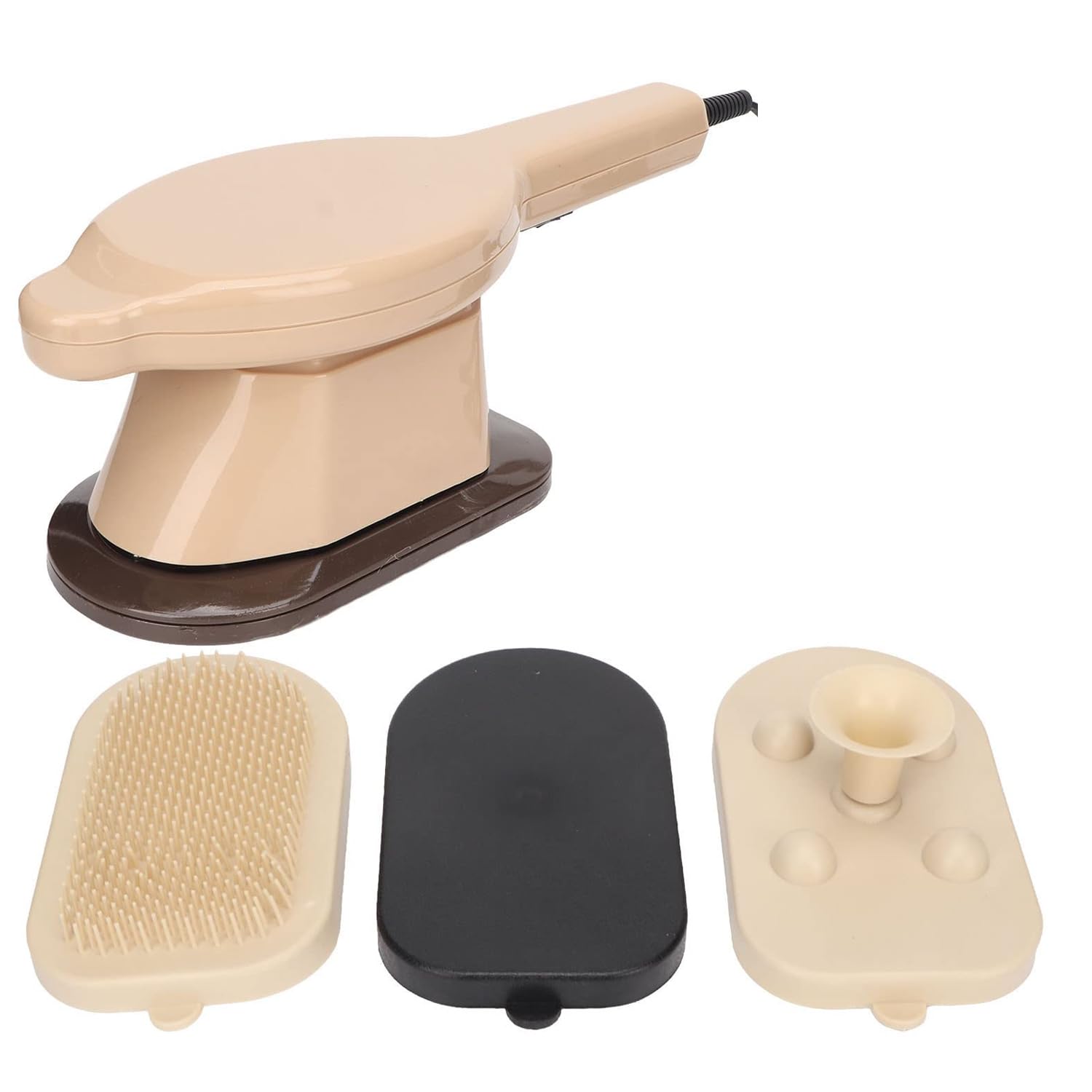 masajeador de Superficie Eléctrico, Máquina de Masaje de Mano Compresa Caliente en Forma de Hierro para Aliviar la Fatiga y Masajear Cuello y Corporal