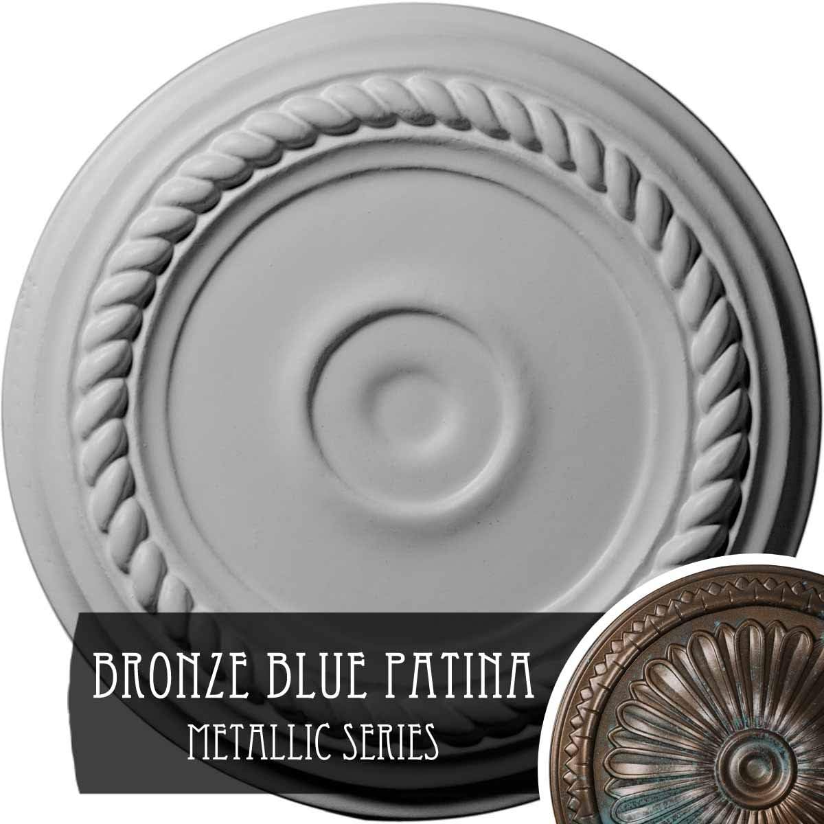 Lіmіtеd Stосk Ekena Millwork CM07ALBBS Small Alexandria Ceiling Medallion, 7 7/8OD x 3/4P (Fits Canopies up to 4 5/8), Hand-Painted Bronze Blue Patina 60% оƒƒ Dіѕсоunt Ekena Millwork CM07ALBBS Small Alexandria Ceiling Medallion, 7 7/8OD x 3/4P (Fits Canopies up to 4 5/8), Hand-Painted Bronze Blue Patina