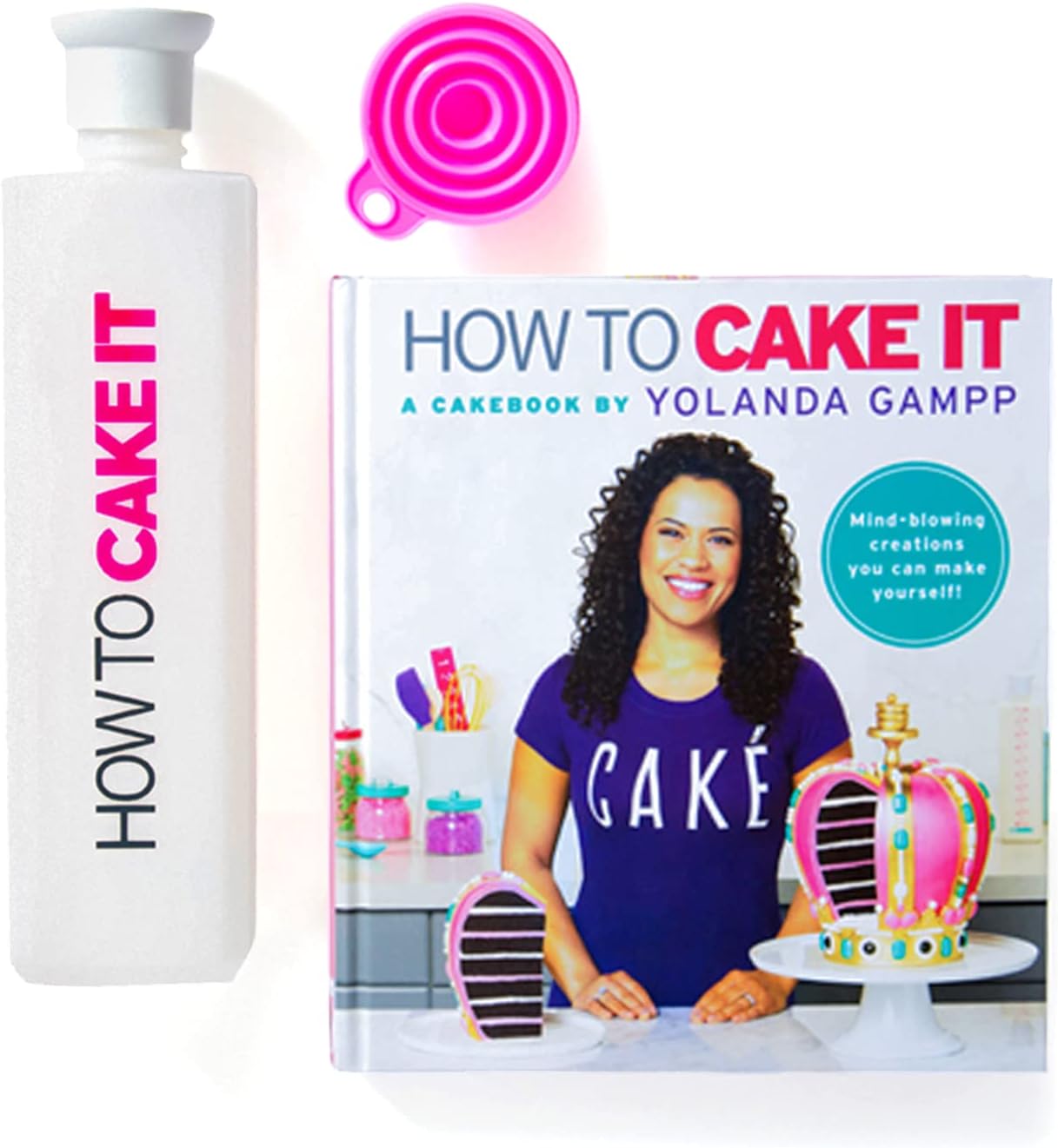 How To Cake It Signed Cakebook and Simple Syrup Squeeze Bottle Home & Kitchen