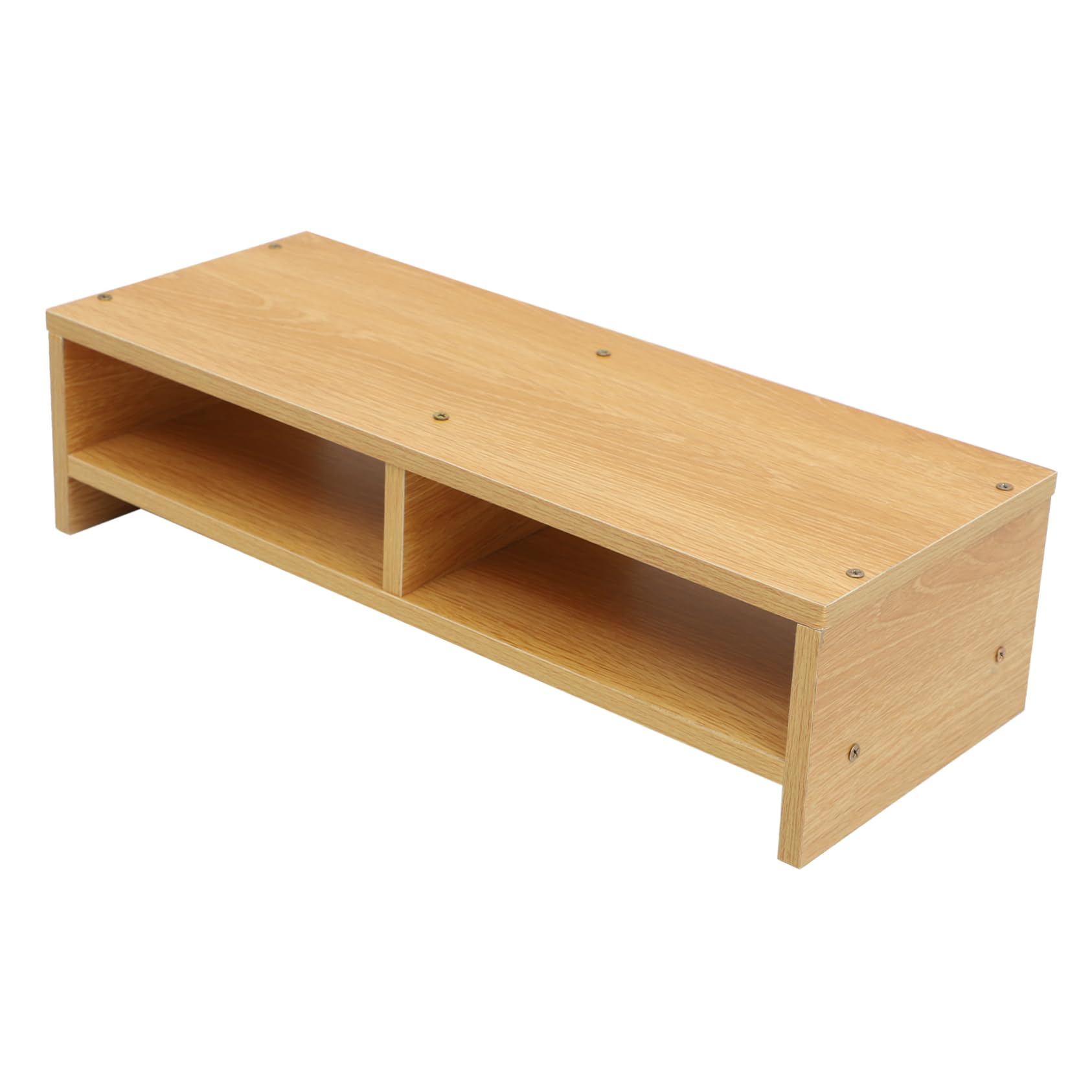 1pc Computer Monitor Stand Riser for Desk Dual Layer Storage Organizer for Computer and Accessories Ergonomic Height Design