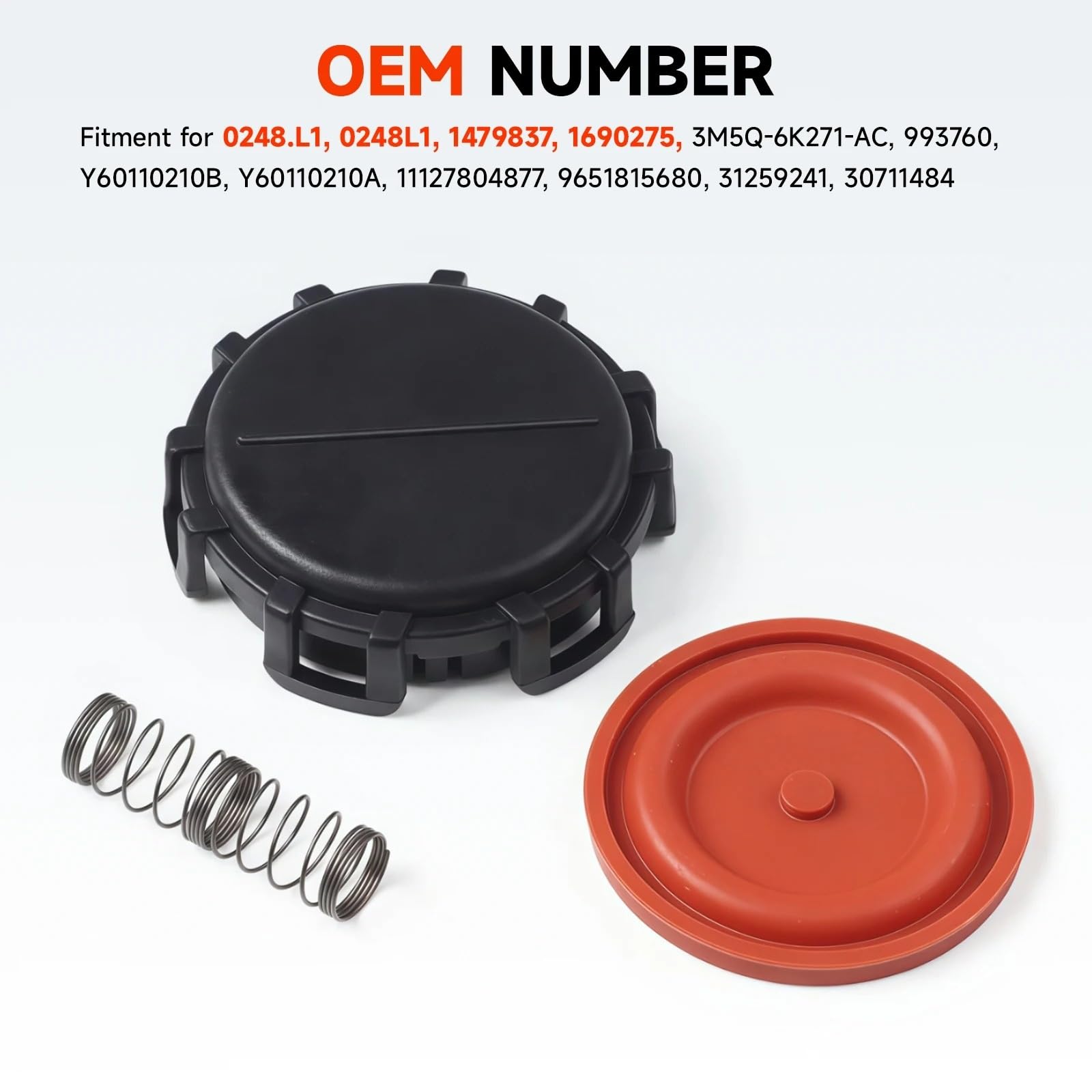 Coperchio Valvola Per Ford Per C-MAX Per Fiesta VI Per Focus II Per Fusion Accessori Per Riparazione Membrana Kit Coperchio Valvola PCV Per Auto Testa
