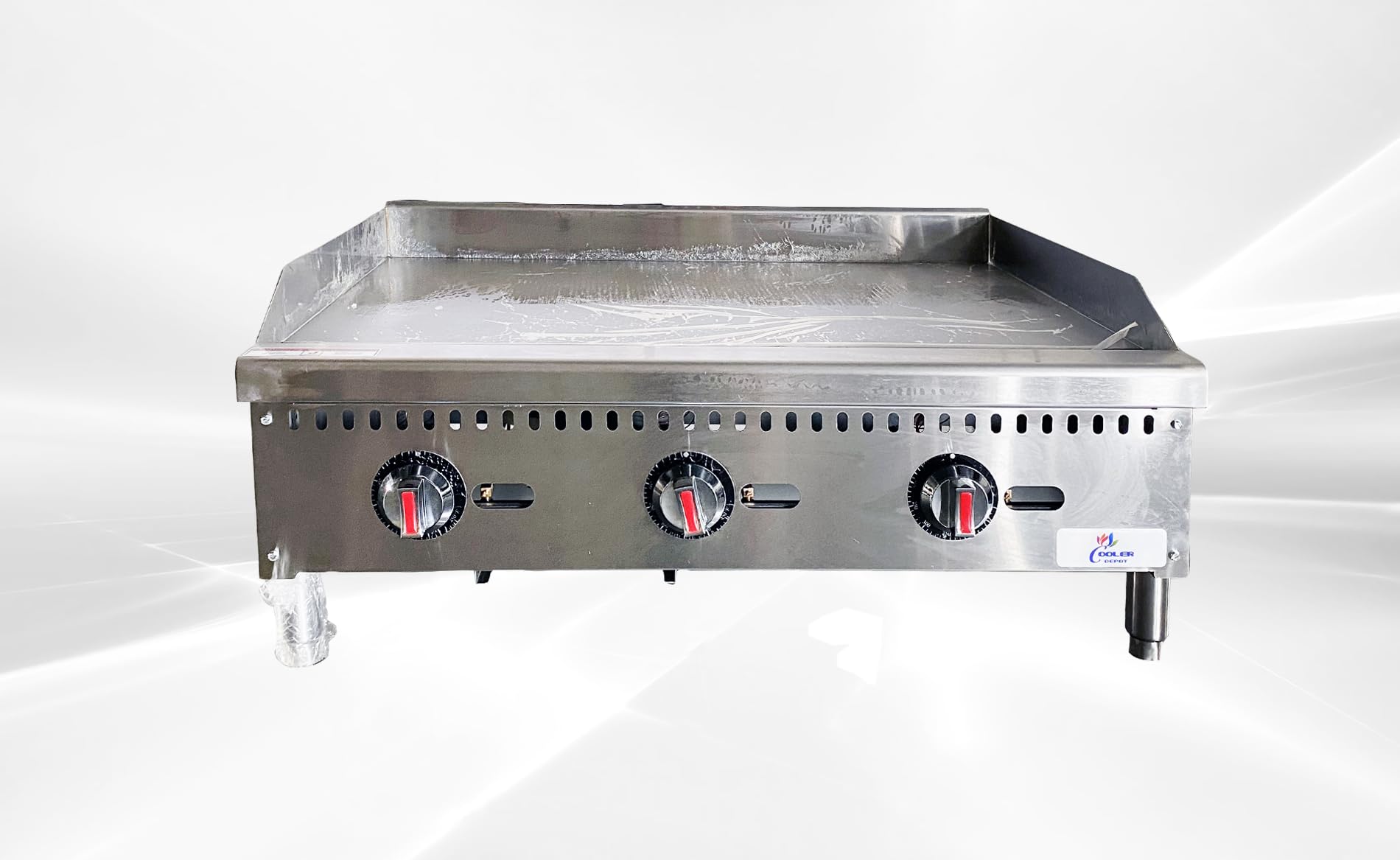 Elite Kitchen Supply HERG-36T 36-inch Natural Gas Thermostat Griddle, front view