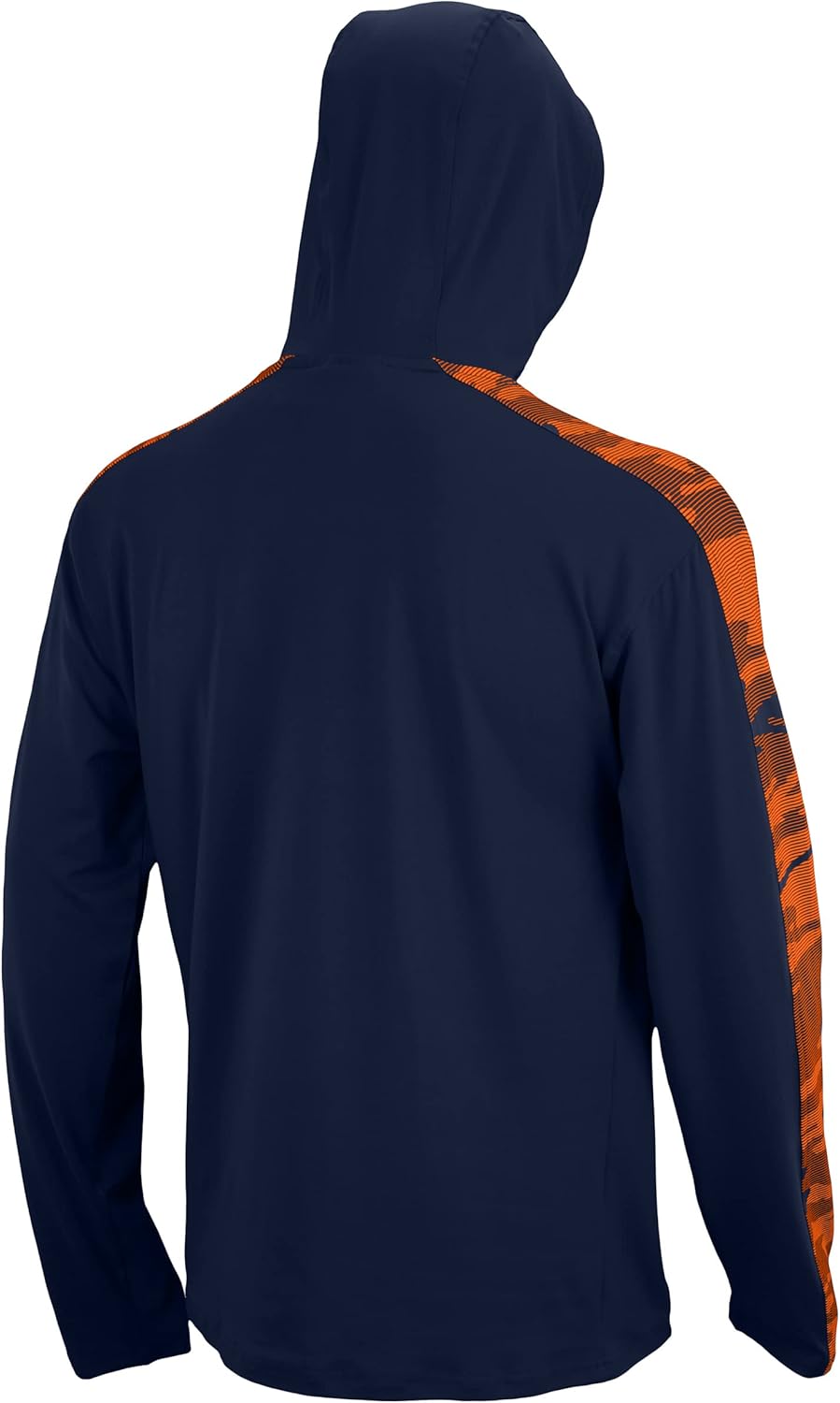 Zubaz NFL Men's Solid Team Color Elevated Lightweight Hoodie with Camo Accents - Image 2