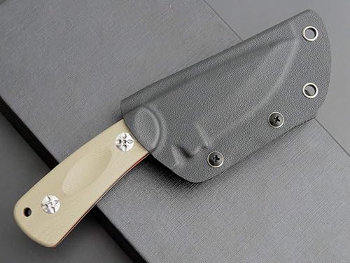 Miniatura 7 de Eafengrow EF121 EDC Cuchillo de hoja fija D2 Hoja de acero G10 Mango con fundas Kydex para actividades al aire libre Camping