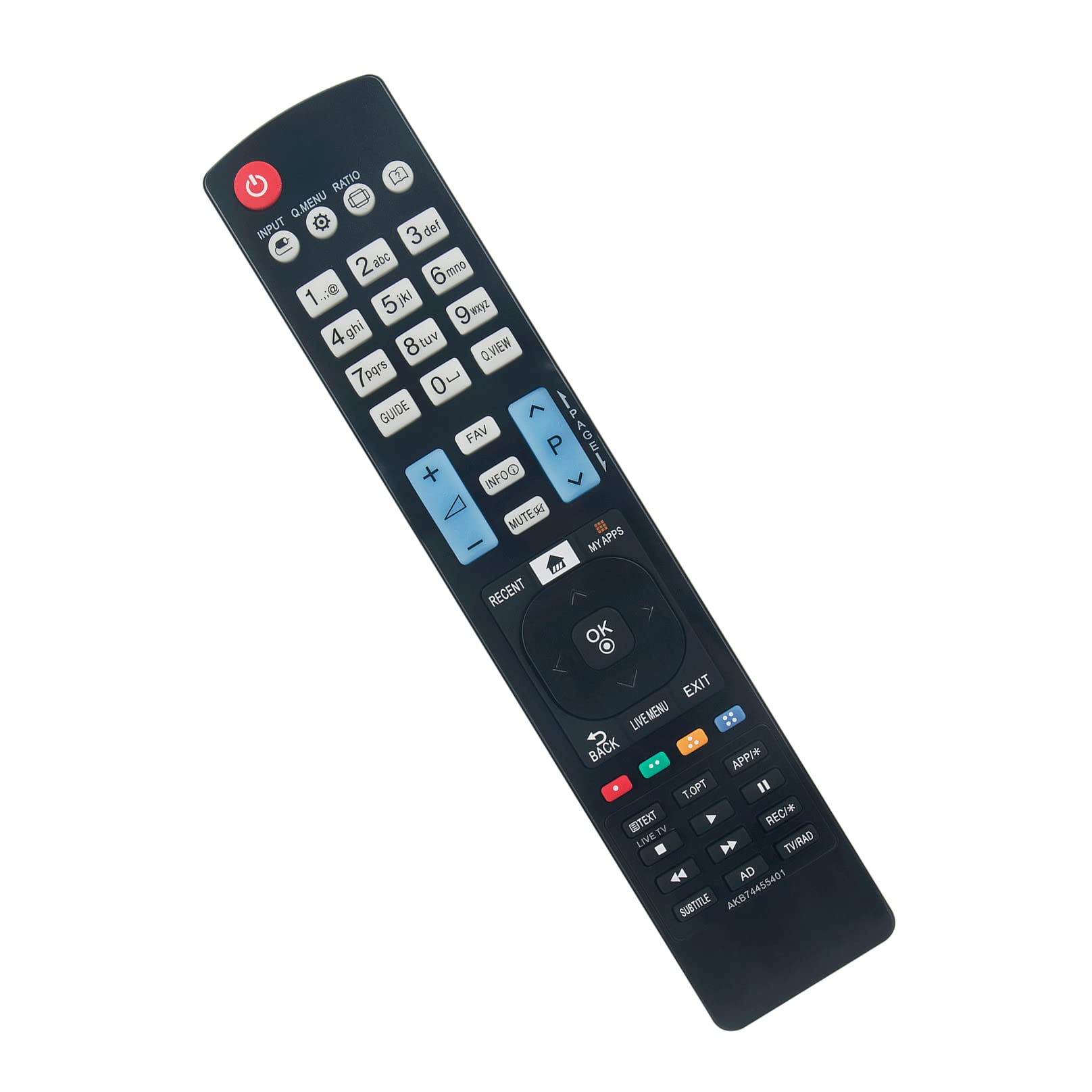 AKB74455401 VINABTY zamienny pilot zdalnego sterowania kompatybilny z LG TV AKB74455401 pilot 32LF630V 40LF630 49LF630V 40LF630V 43LF630V